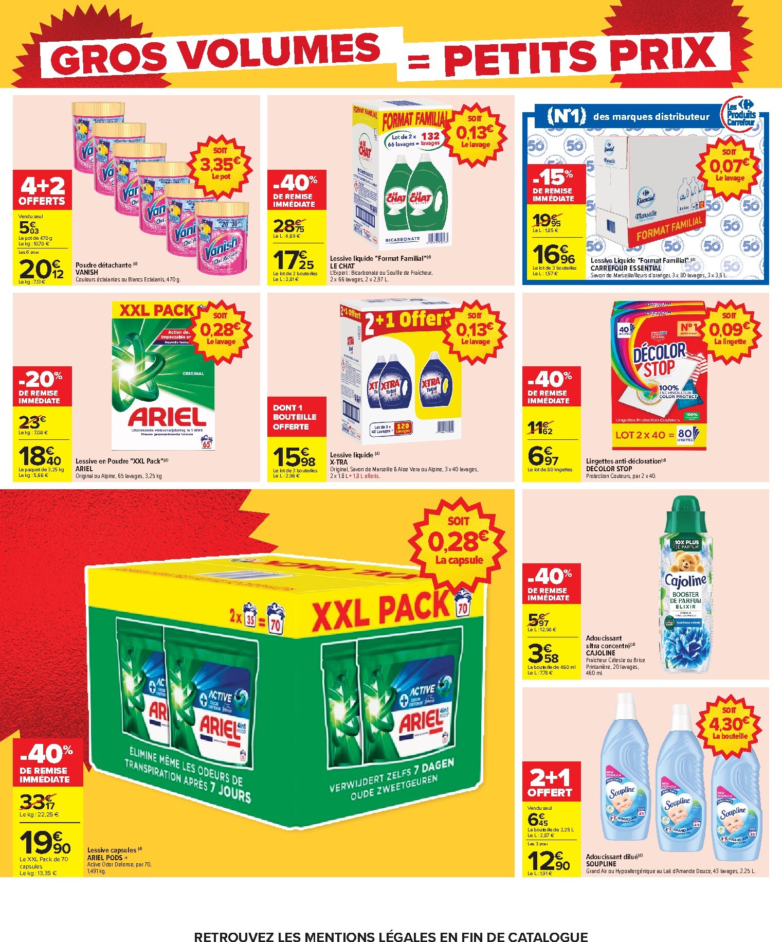 carrefour - Flyer Carrefour - Gros Volumes pour la semaine prochaine du de jeudi 23/04/2026 au du lundi 11/05/2026 - page: 22