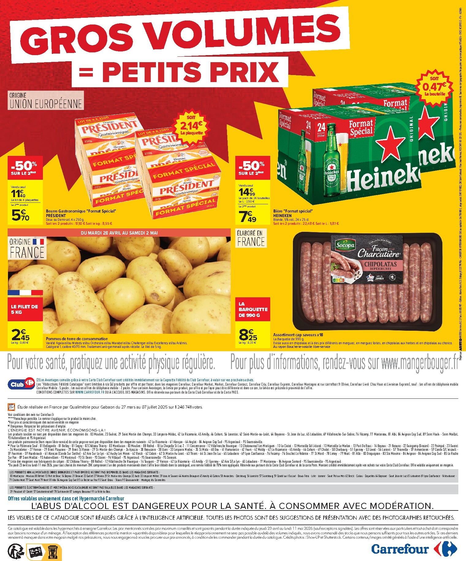 carrefour - Flyer Carrefour - Gros Volumes pour la semaine prochaine du de jeudi 23/04/2026 au du lundi 11/05/2026 - page: 28