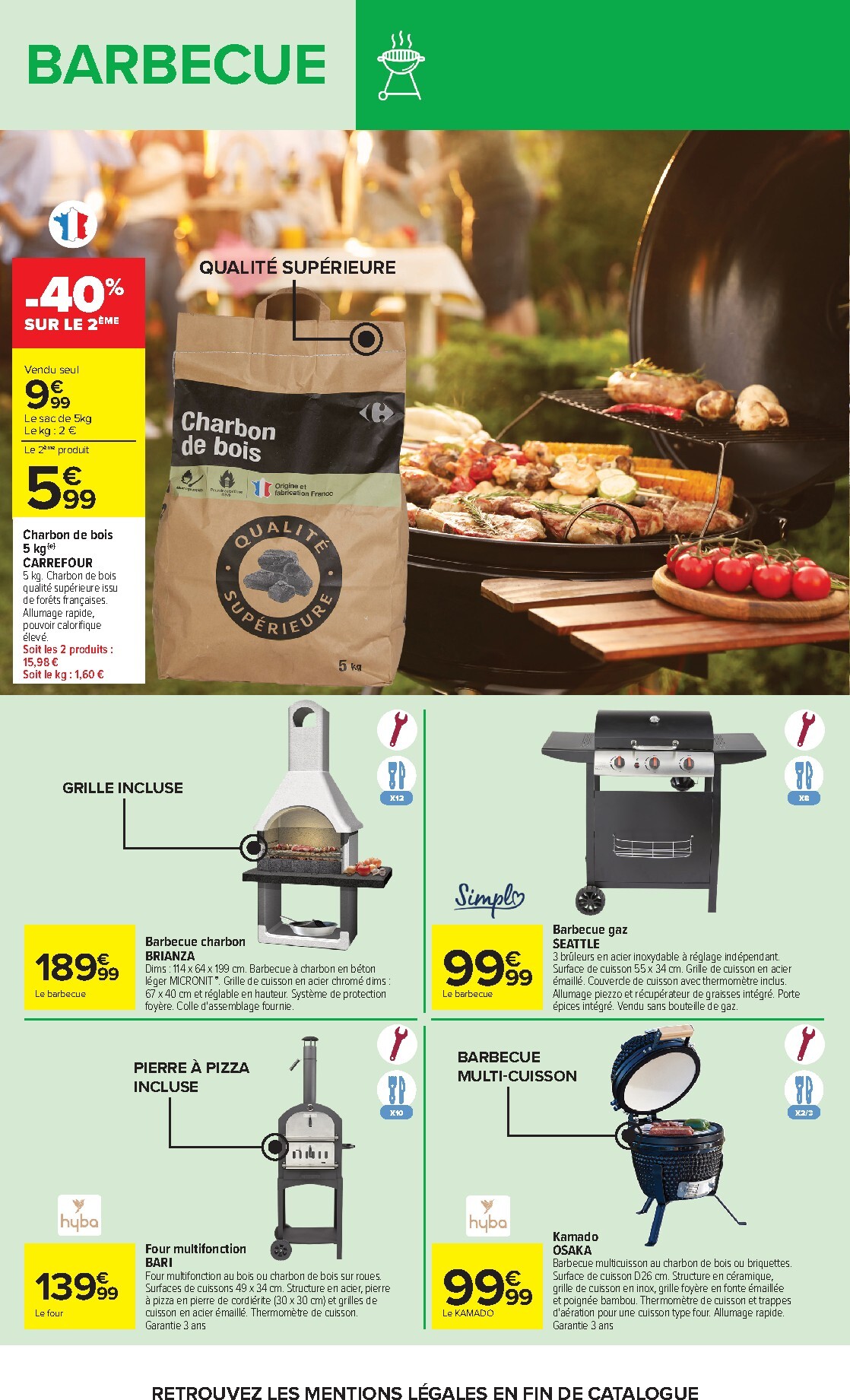 carrefour - Flyer Carrefour - Barbecue pour la semaine prochaine du du mardi 21/04/2026 au du lundi 04/05/2026 - page: 22