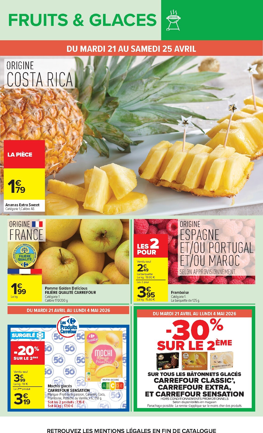 carrefour - Flyer Carrefour - Barbecue pour la semaine prochaine du du mardi 21/04/2026 au du lundi 04/05/2026 - page: 29