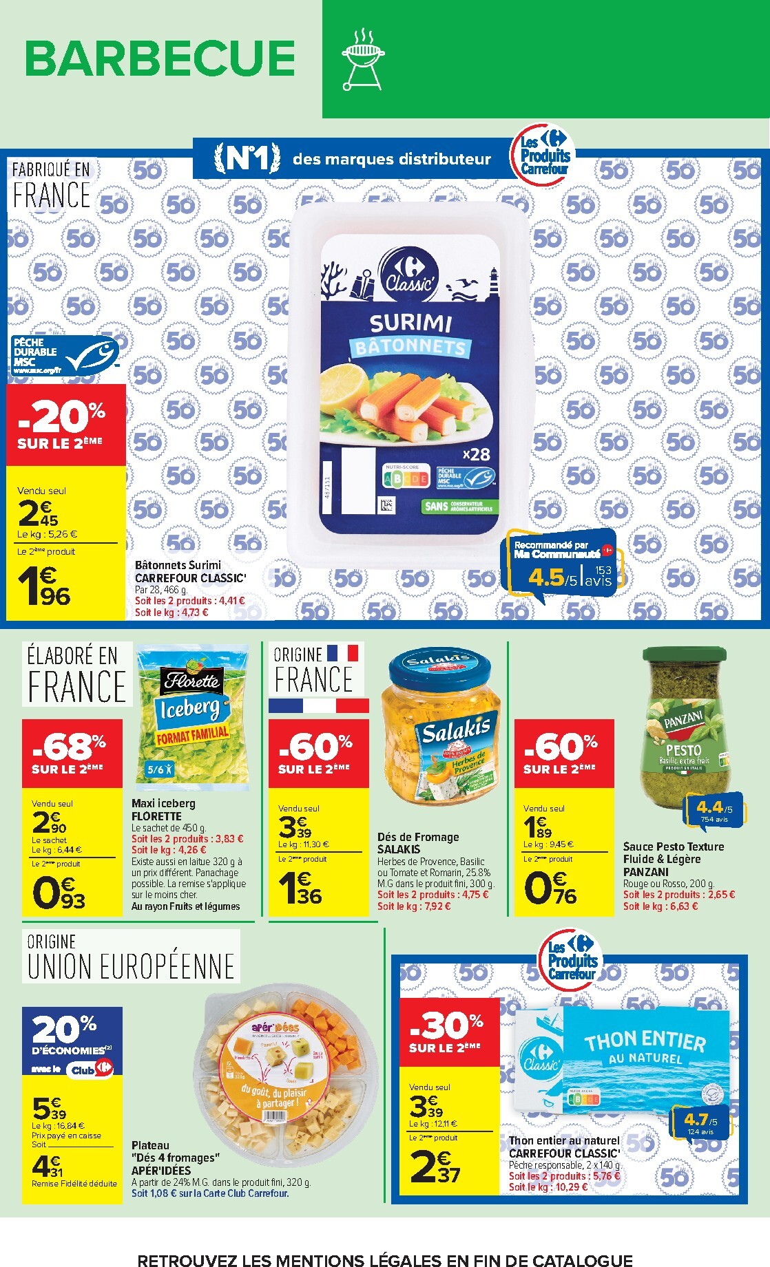 carrefour - Flyer Carrefour - Barbecue pour la semaine prochaine du du mardi 21/04/2026 au du lundi 04/05/2026 - page: 16