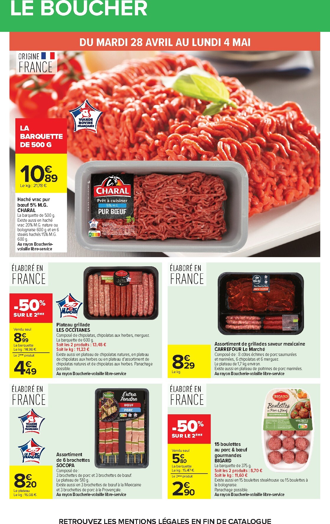 carrefour - Flyer Carrefour - Pique-Nique pour la semaine prochaine du du mardi 28/04/2026 au du lundi 11/05/2026 - page: 30