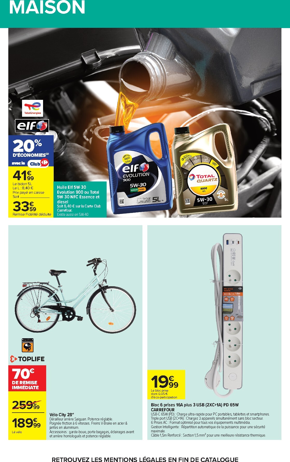 carrefour - Flyer Carrefour - Pique-Nique pour la semaine prochaine du du mardi 28/04/2026 au du lundi 11/05/2026 - page: 56