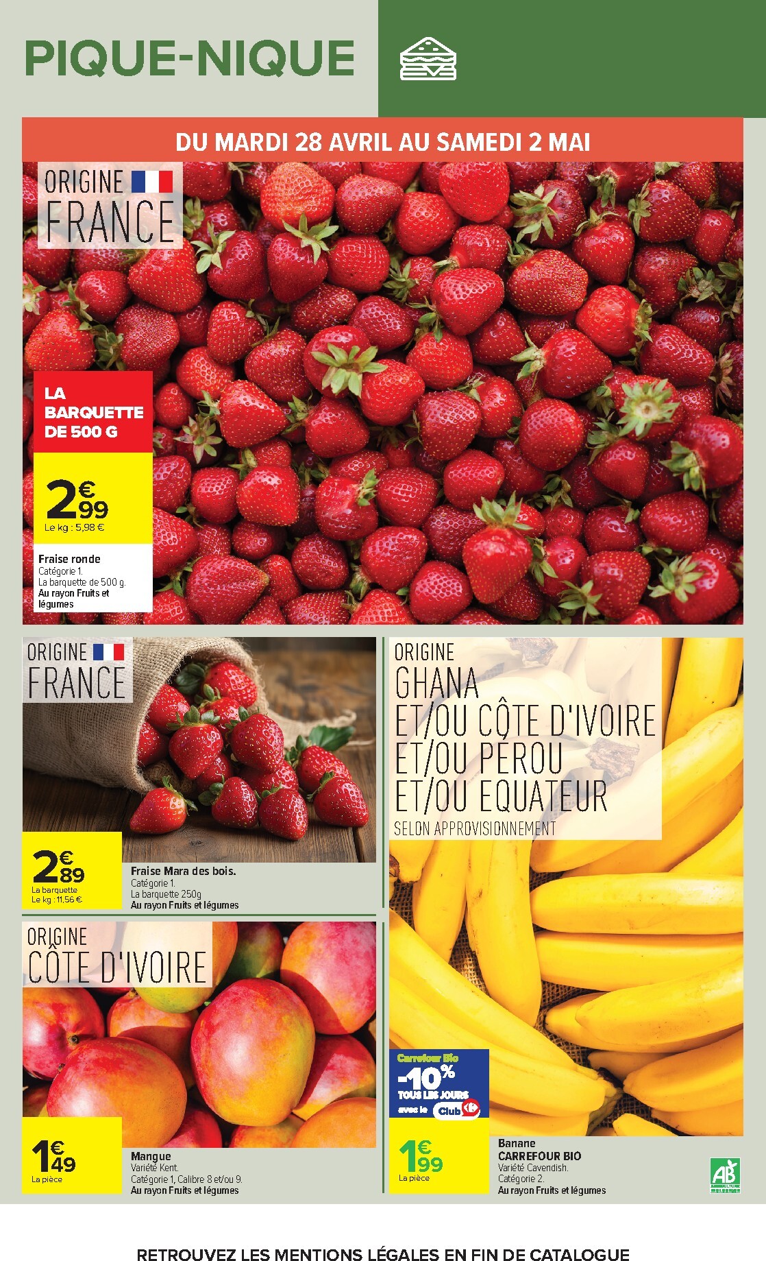 carrefour - Flyer Carrefour - Pique-Nique pour la semaine prochaine du du mardi 28/04/2026 au du lundi 11/05/2026 - page: 21