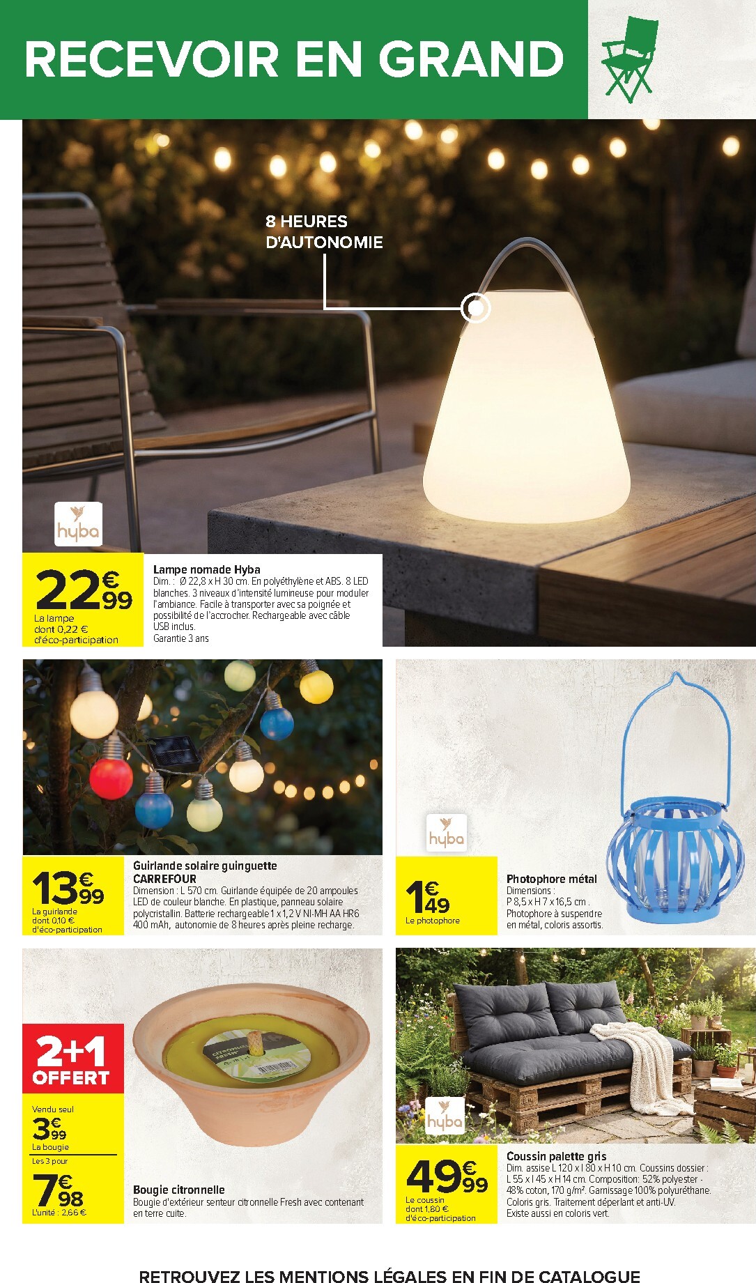 carrefour - Flyer Carrefour - À Vos Côtés Pour Les Plus Belles Occasions pour la semaine prochaine du du mardi 05/05/2026 au du dimanche 24/05/2026 - page: 18