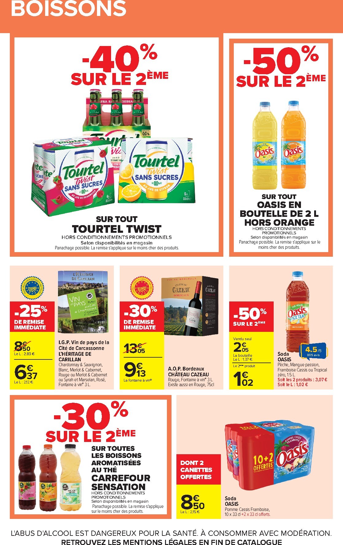 carrefour - Flyer Carrefour - Alcools & Coktails pour la semaine prochaine du du mardi 05/05/2026 au du lundi 18/05/2026 - page: 52