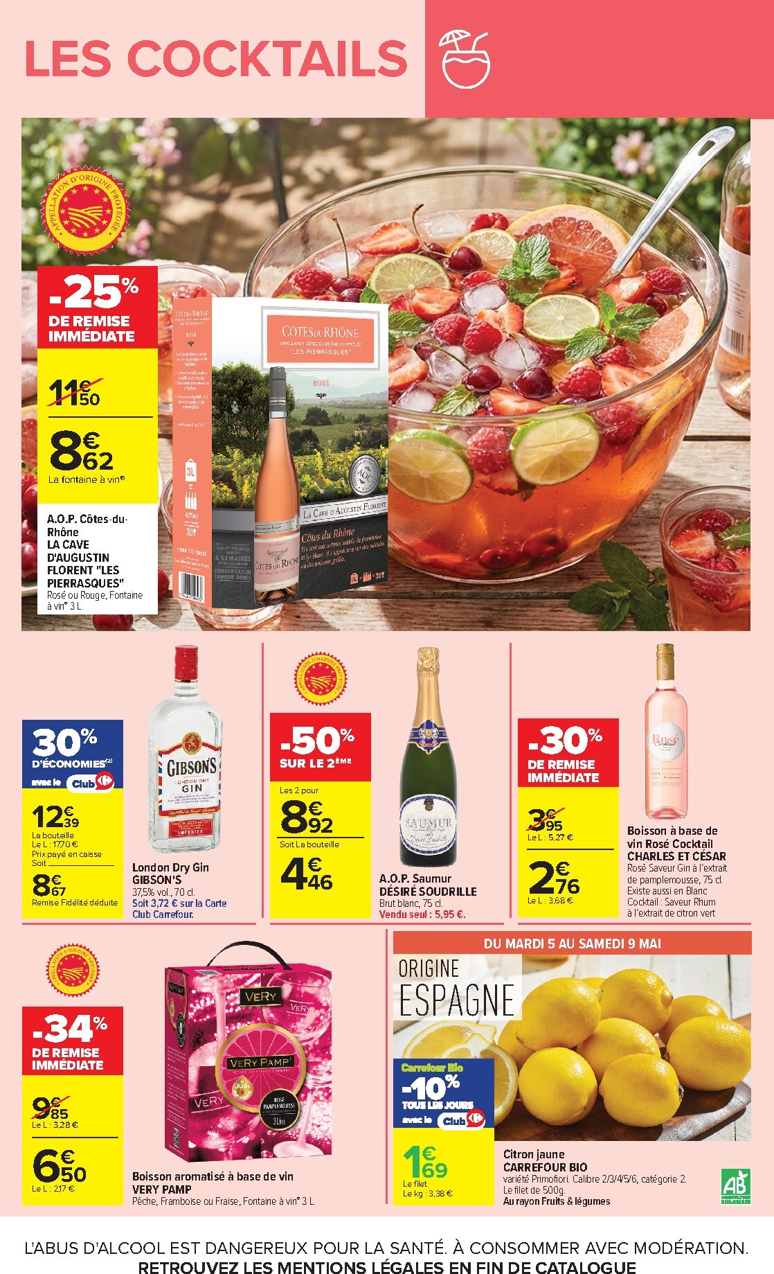 carrefour - Flyer Carrefour - Alcools & Coktails pour la semaine prochaine du du mardi 05/05/2026 au du lundi 18/05/2026 - page: 9