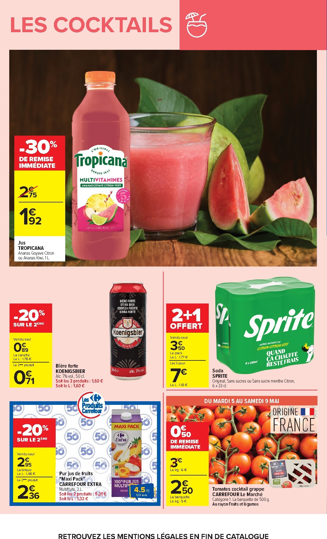 carrefour - Flyer Carrefour - Alcools & Coktails pour la semaine prochaine du du mardi 05/05/2026 au du lundi 18/05/2026 - page: 18