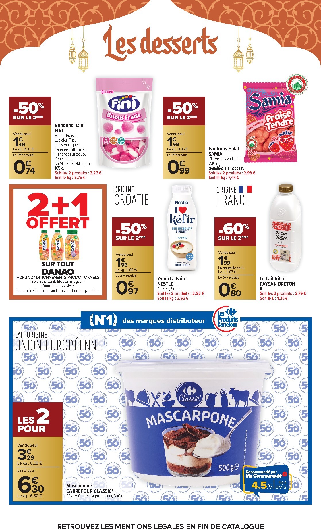 carrefour - Flyer Carrefour - Tout l'Aïd El Kebir à petits prix pour la semaine prochaine du du vendredi 15/05/2026 au du mardi 26/05/2026 - page: 14