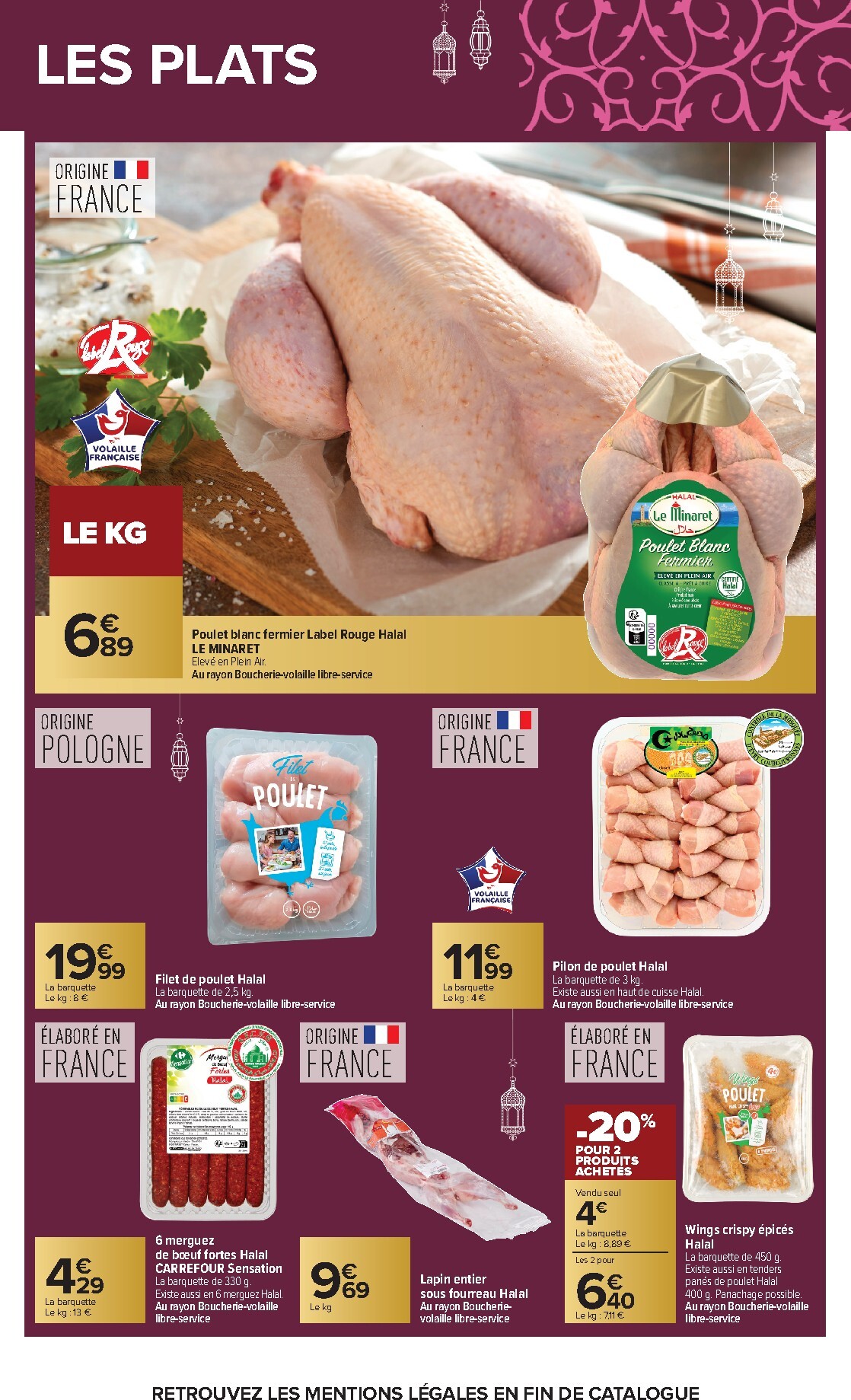 carrefour - Flyer Carrefour - Tout l'Aïd El Kebir à petits prix pour la semaine prochaine du du vendredi 15/05/2026 au du mardi 26/05/2026 - page: 7