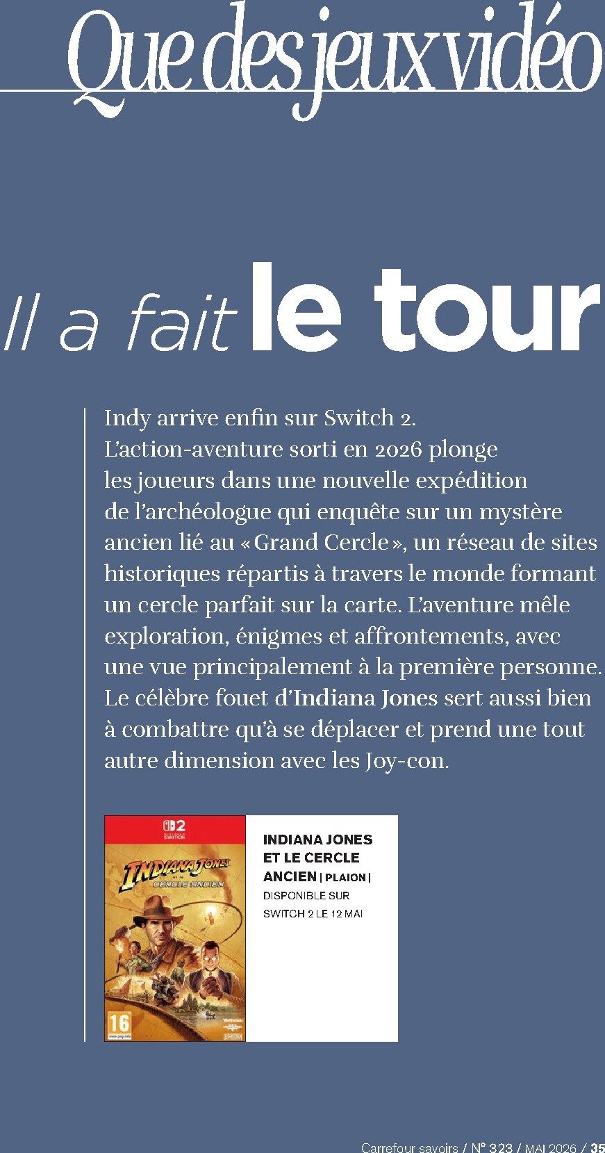 carrefour - Current Carrefour - A Chacun sa Culture leaflet valid from du vendredi 01/05/2026 to du dimanche 31/05/2026 - page: 35