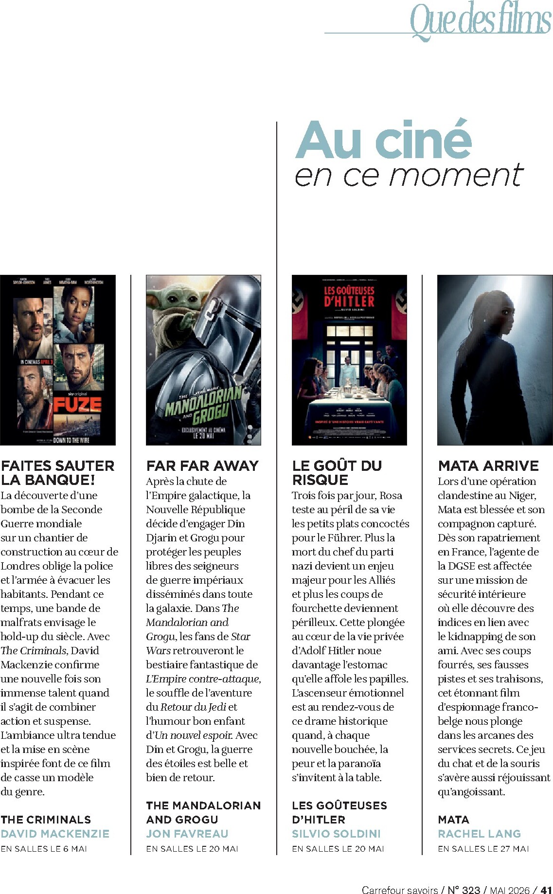 carrefour - Current Carrefour - A Chacun sa Culture leaflet valid from du vendredi 01/05/2026 to du dimanche 31/05/2026 - page: 41