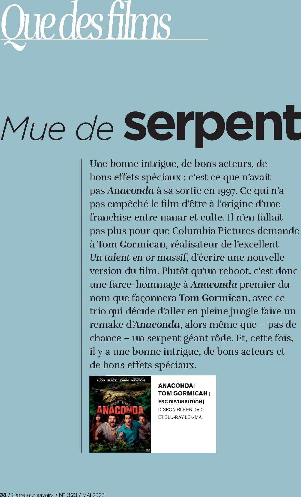 carrefour - Current Carrefour - A Chacun sa Culture leaflet valid from du vendredi 01/05/2026 to du dimanche 31/05/2026 - page: 38