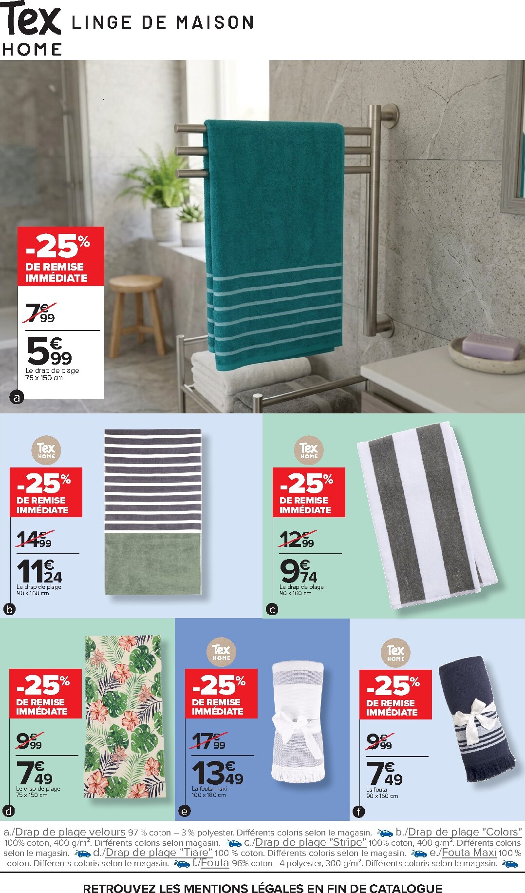 carrefour - Flyer Carrefour - Special Linge de Nuit & Maison pour la semaine prochaine du du mardi 12/05/2026 au du dimanche 31/05/2026 - page: 15