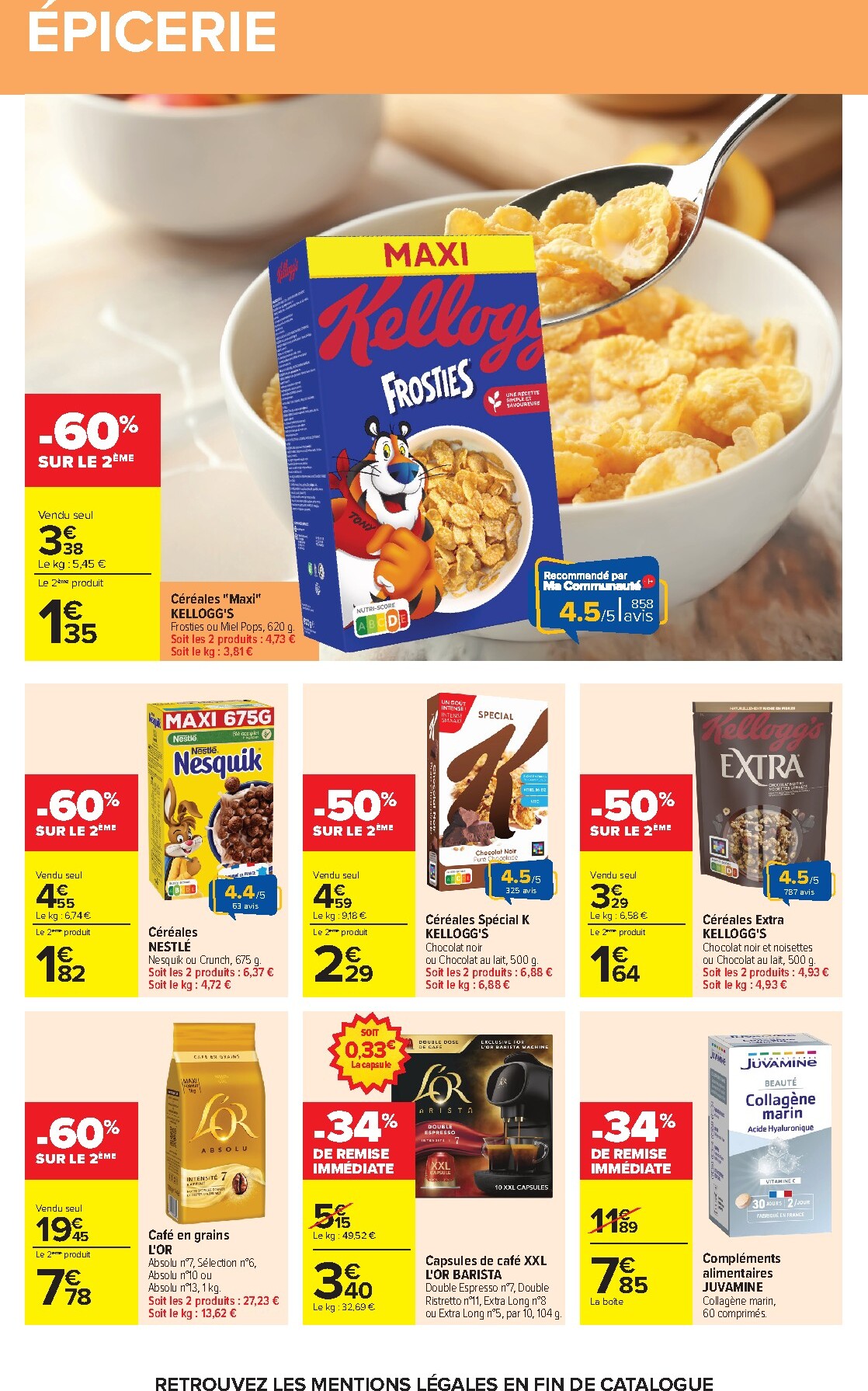 carrefour - Flyer Carrefour - Les Promos du Quotidien pour la semaine prochaine du du mardi 12/05/2026 au du lundi 25/05/2026 - page: 56