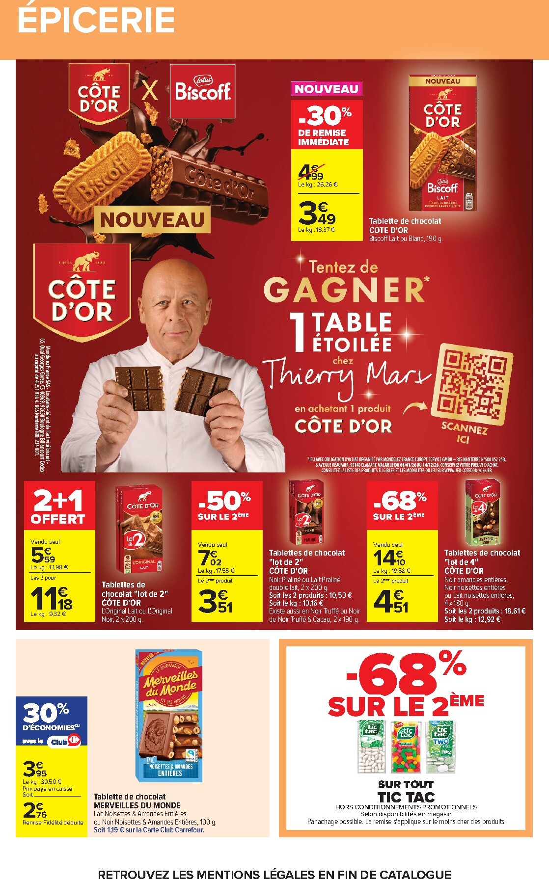 carrefour - Flyer Carrefour - Les Promos du Quotidien pour la semaine prochaine du du mardi 12/05/2026 au du lundi 25/05/2026 - page: 58
