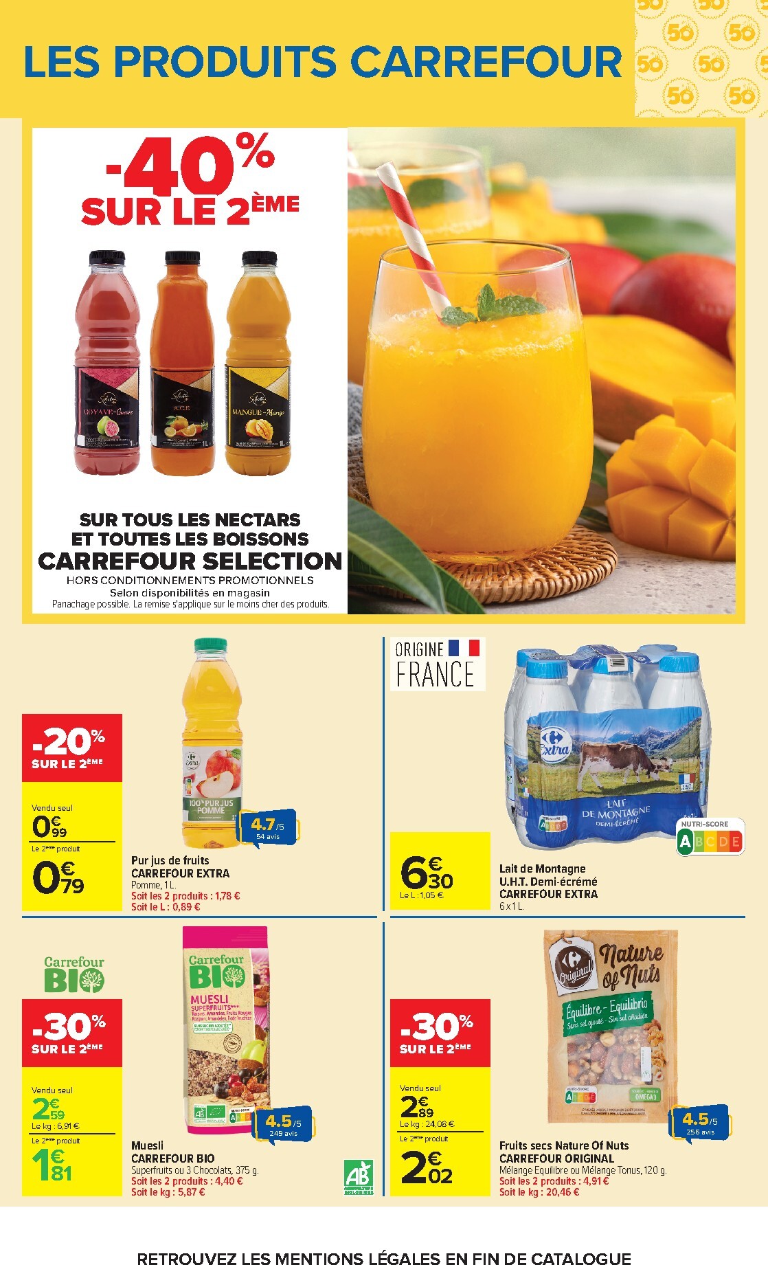 carrefour - Flyer Carrefour - Les Promos du Quotidien pour la semaine prochaine du du mardi 12/05/2026 au du lundi 25/05/2026 - page: 46