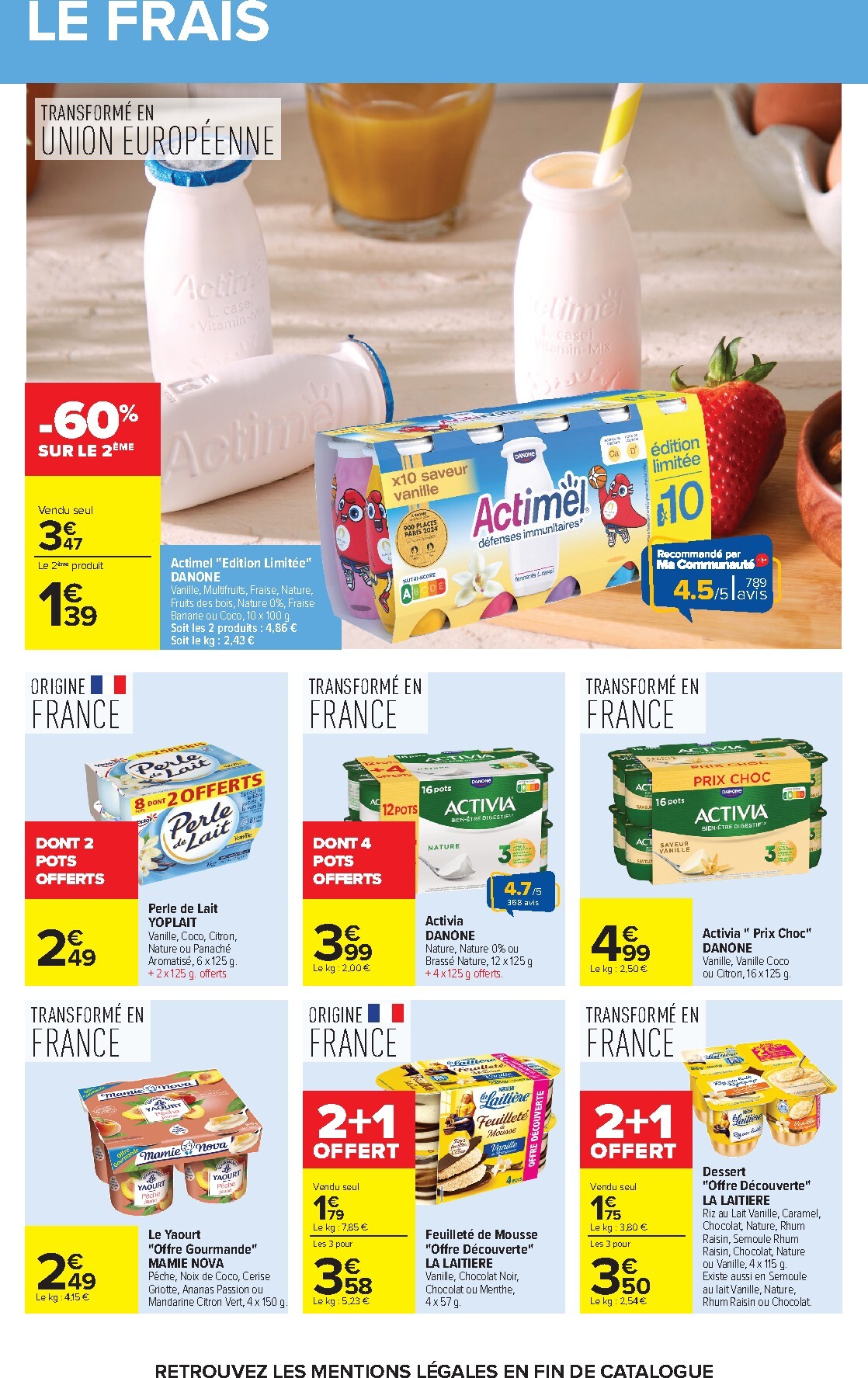 carrefour - Flyer Carrefour - Les Promos du Quotidien pour la semaine prochaine du du mardi 12/05/2026 au du lundi 25/05/2026 - page: 39