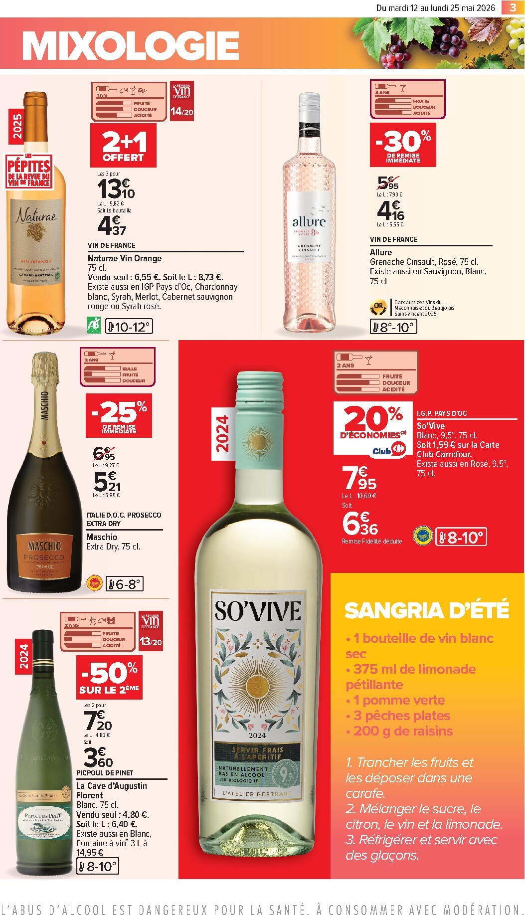 carrefour - Flyer Carrefour - Foire Aux Vins D'Été pour la semaine prochaine du du mardi 12/05/2026 au du lundi 25/05/2026 - page: 3