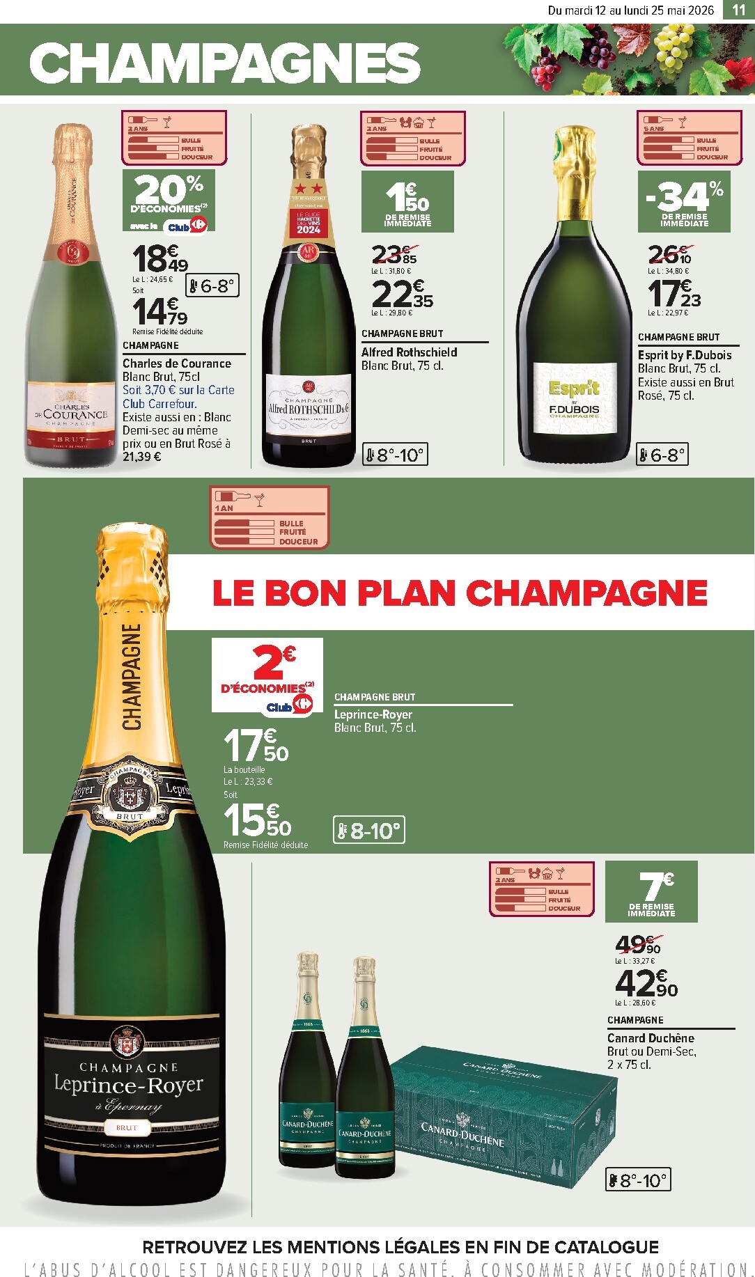 carrefour - Flyer Carrefour - Foire Aux Vins D'Été pour la semaine prochaine du du mardi 12/05/2026 au du lundi 25/05/2026 - page: 11