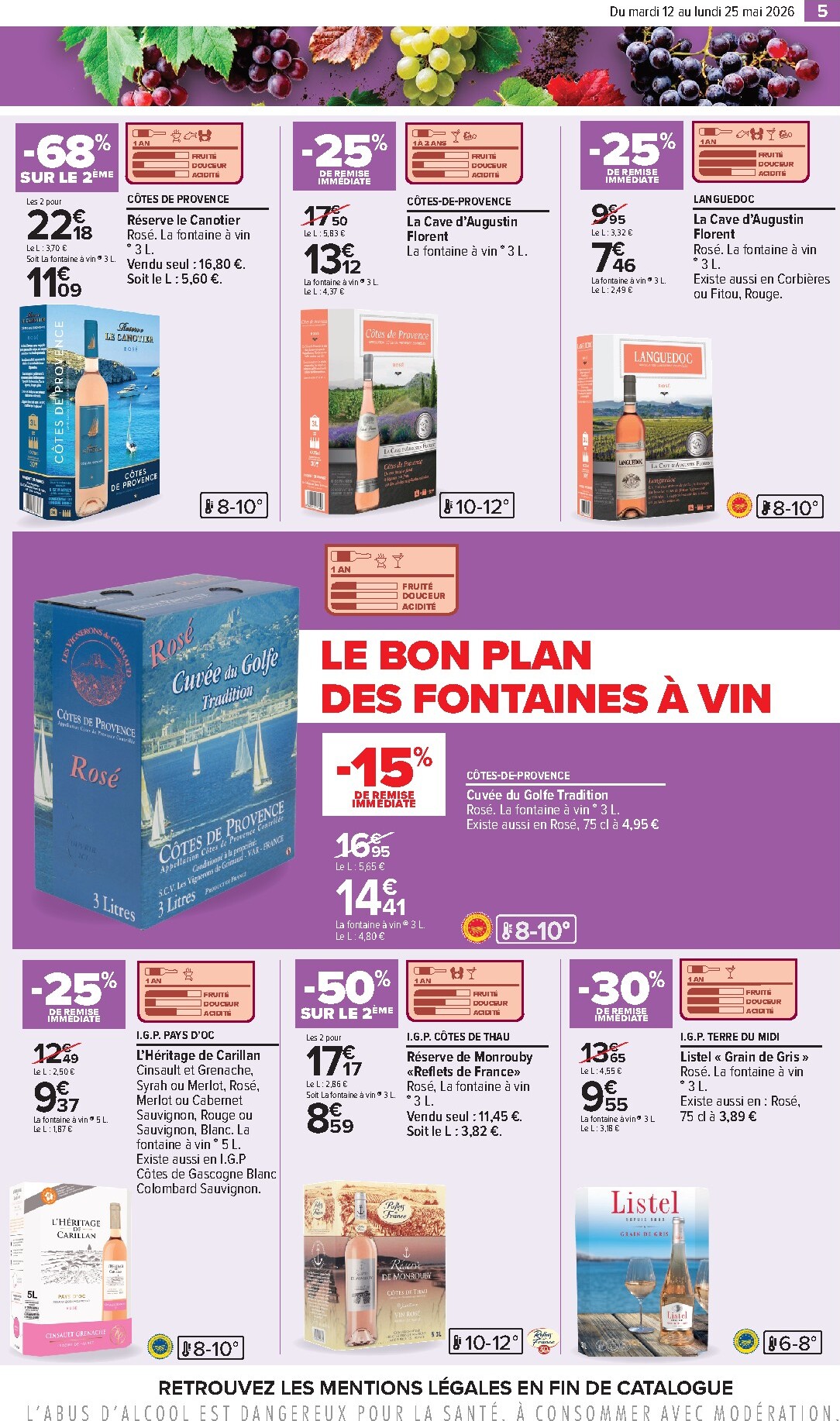 carrefour - Flyer Carrefour - Foire Aux Vins D'Été pour la semaine prochaine du du mardi 12/05/2026 au du lundi 25/05/2026 - page: 5