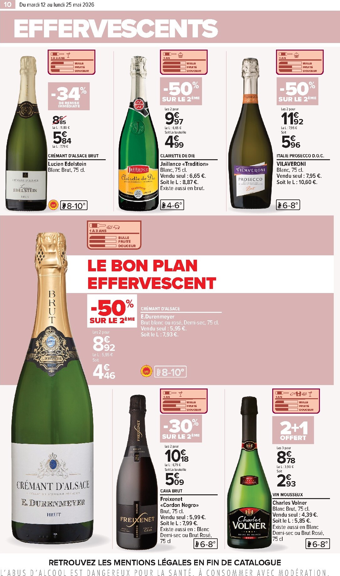 carrefour - Flyer Carrefour - Foire Aux Vins D'Été pour la semaine prochaine du du mardi 12/05/2026 au du lundi 25/05/2026 - page: 10