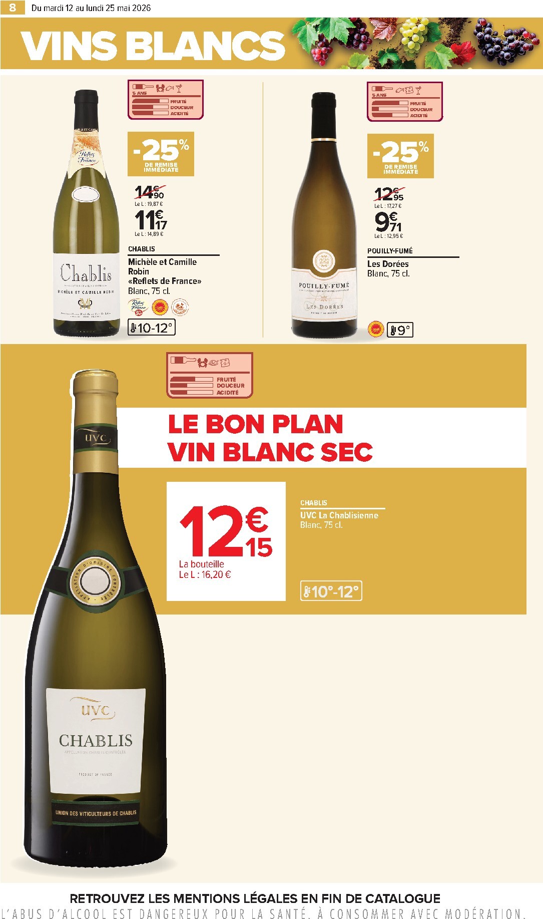 carrefour - Flyer Carrefour - Foire Aux Vins D'Été pour la semaine prochaine du du mardi 12/05/2026 au du lundi 25/05/2026 - page: 8