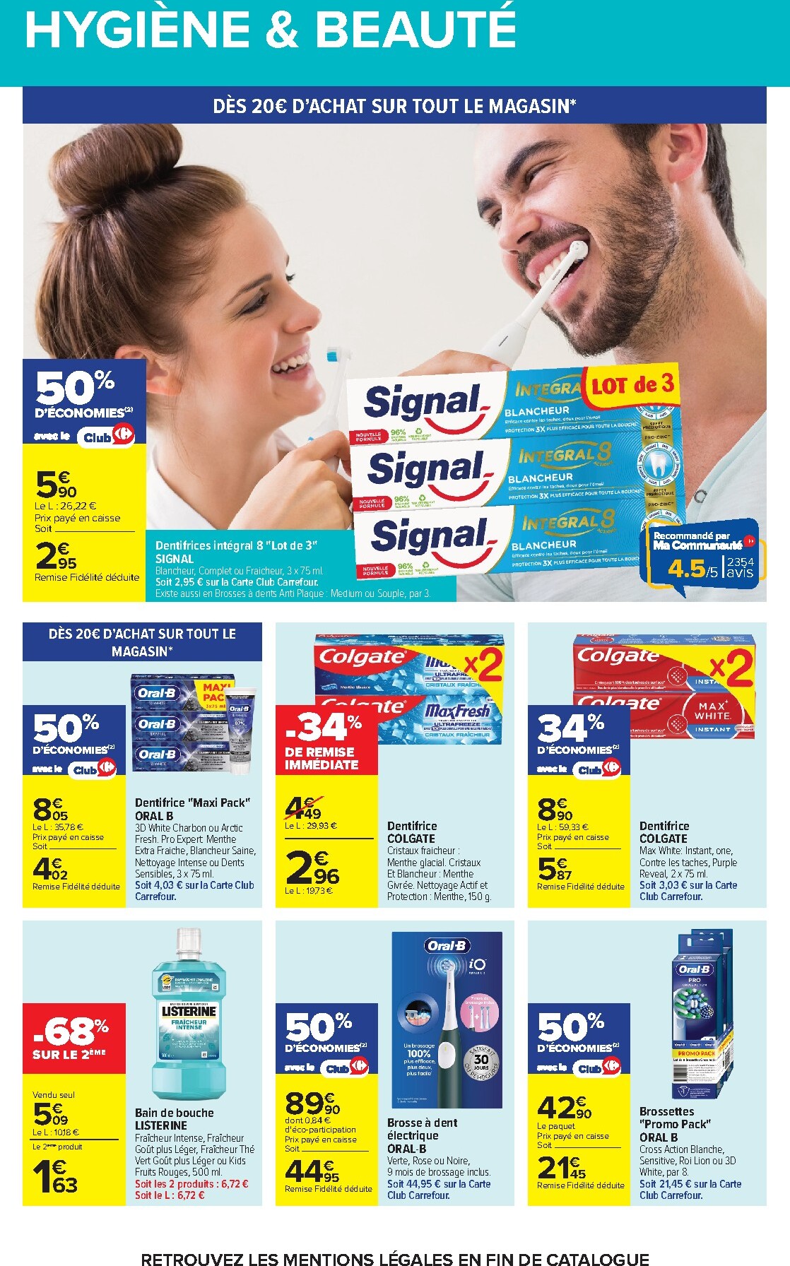 carrefour - Flyer Carrefour - Nettoyage pour la semaine prochaine du du mardi 19/05/2026 au du lundi 01/06/2026 - page: 52