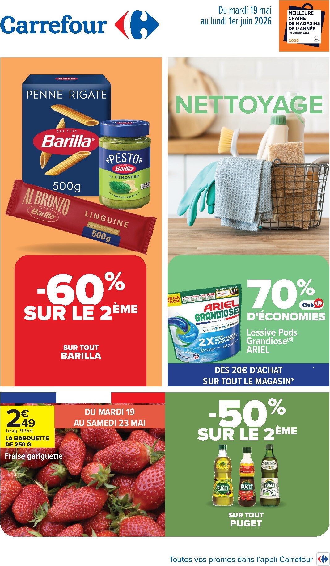 carrefour - Flyer Carrefour - Nettoyage pour la semaine prochaine du du mardi 19/05/2026 au du lundi 01/06/2026
