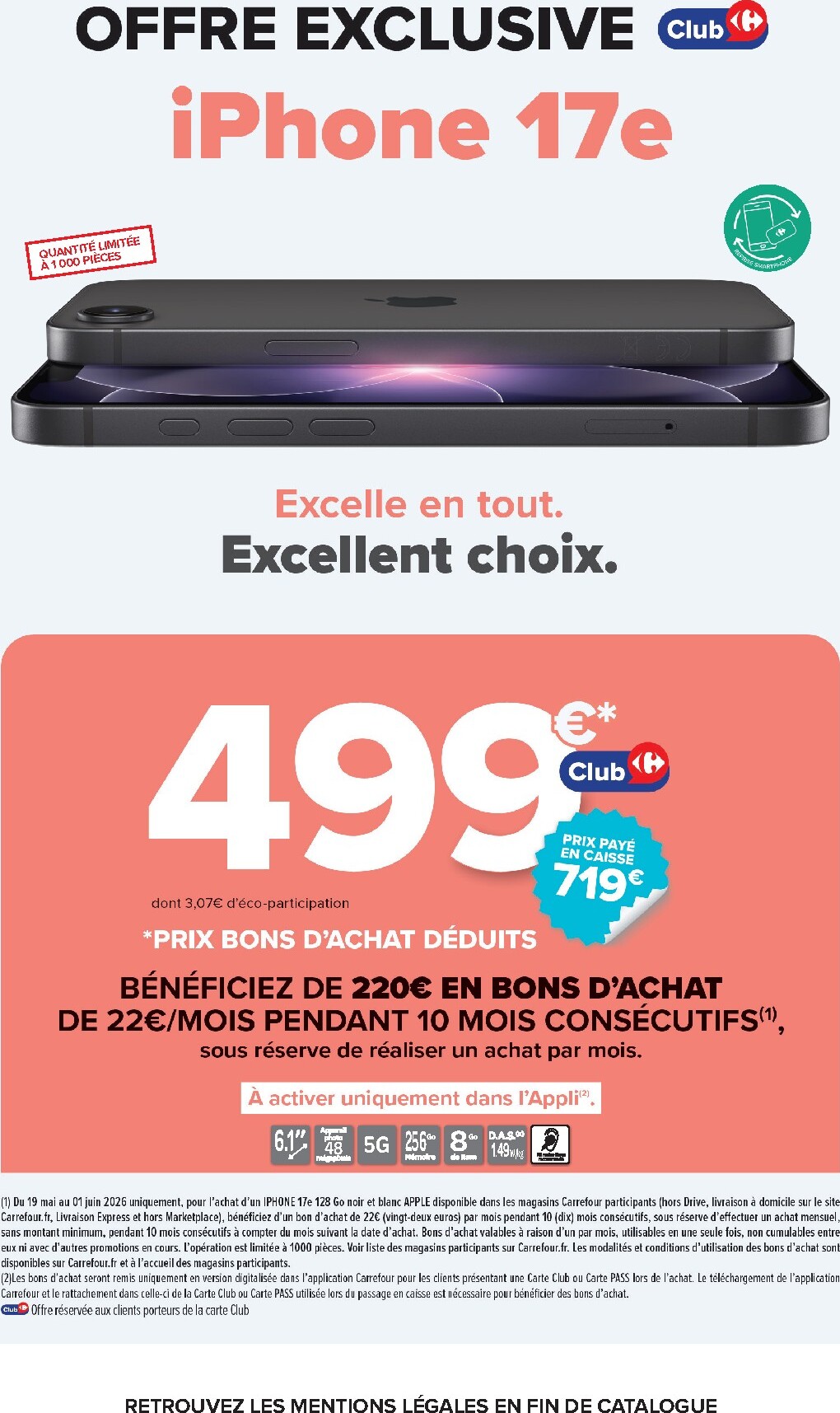 carrefour - Flyer Carrefour - Nettoyage pour la semaine prochaine du du mardi 19/05/2026 au du lundi 01/06/2026 - page: 81