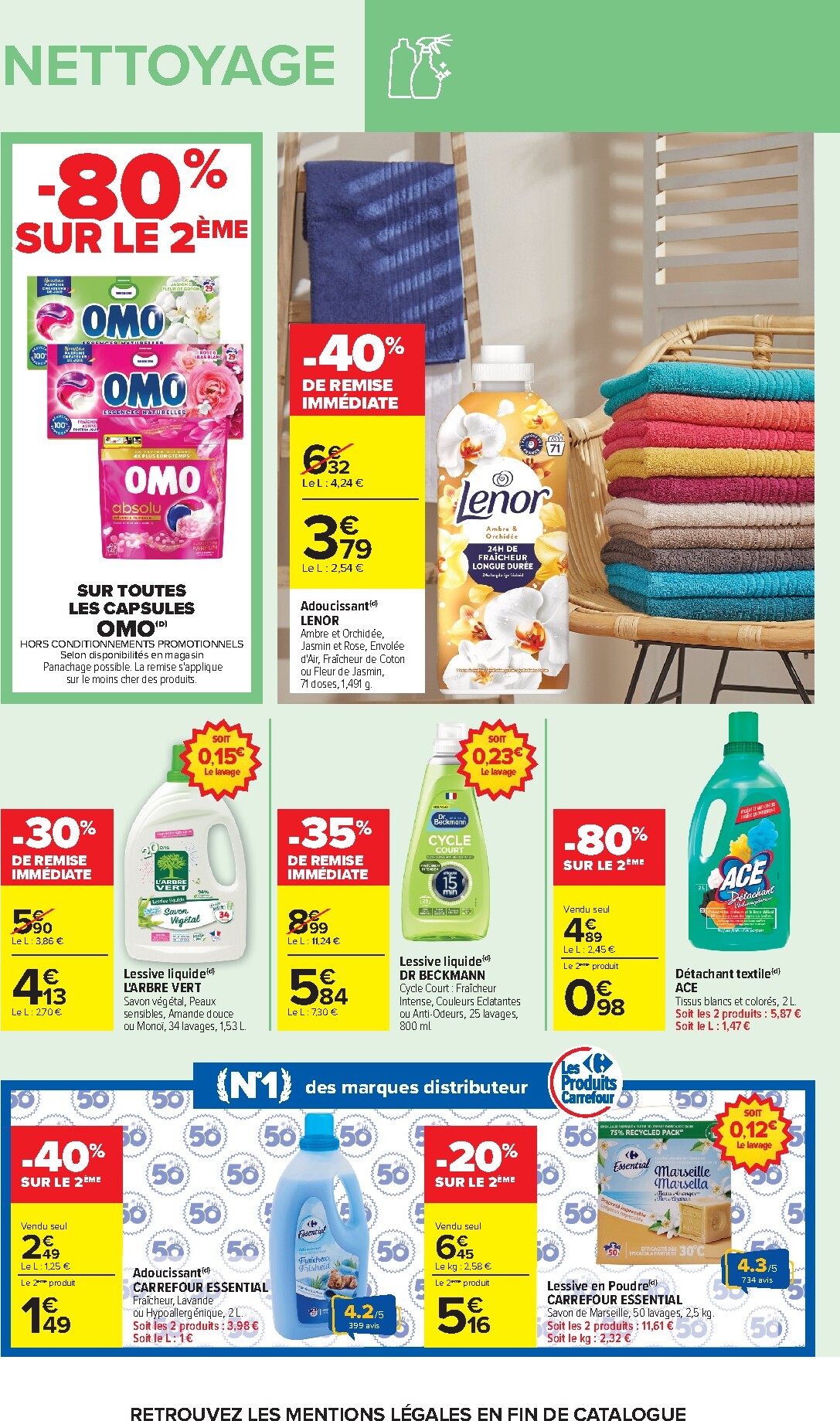 carrefour - Flyer Carrefour - Nettoyage pour la semaine prochaine du du mardi 19/05/2026 au du lundi 01/06/2026 - page: 57
