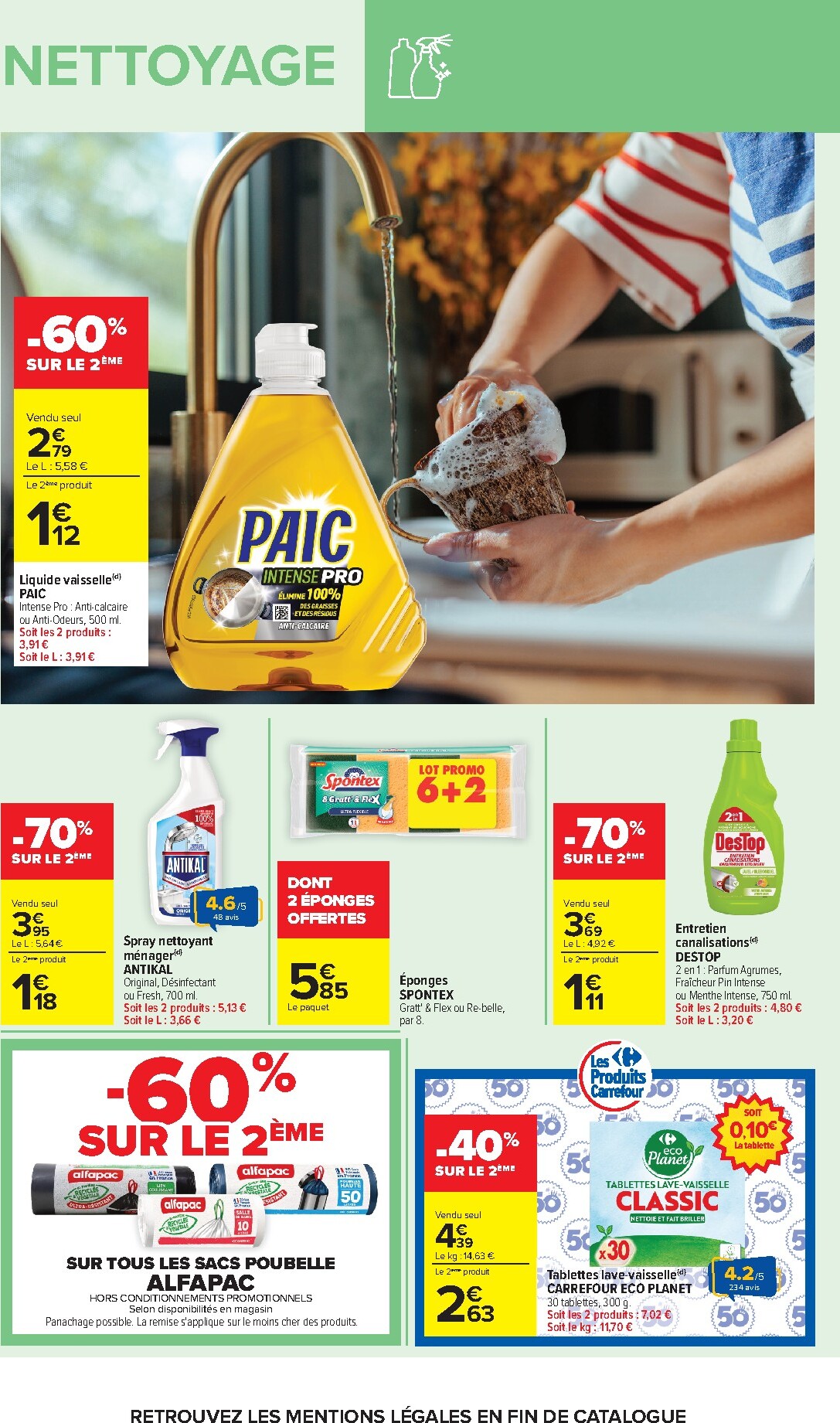 carrefour - Flyer Carrefour - Nettoyage pour la semaine prochaine du du mardi 19/05/2026 au du lundi 01/06/2026 - page: 58