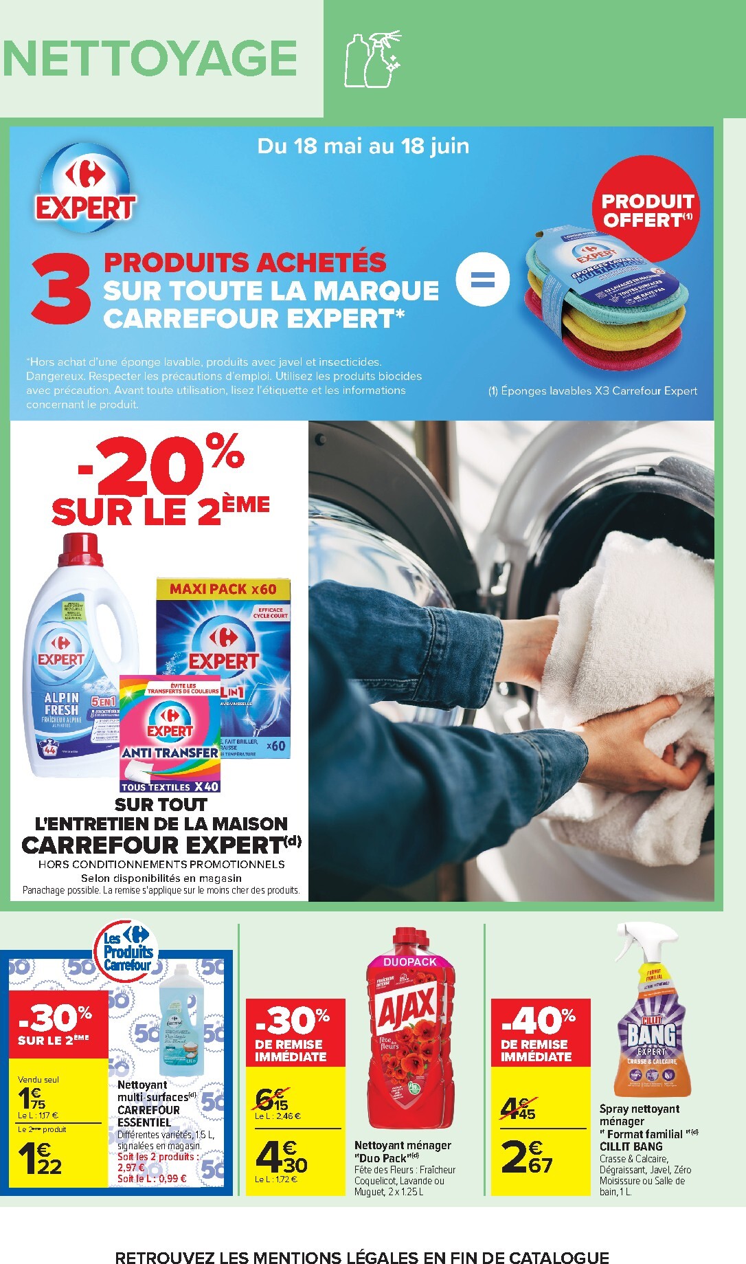 carrefour - Flyer Carrefour - Nettoyage pour la semaine prochaine du du mardi 19/05/2026 au du lundi 01/06/2026 - page: 61