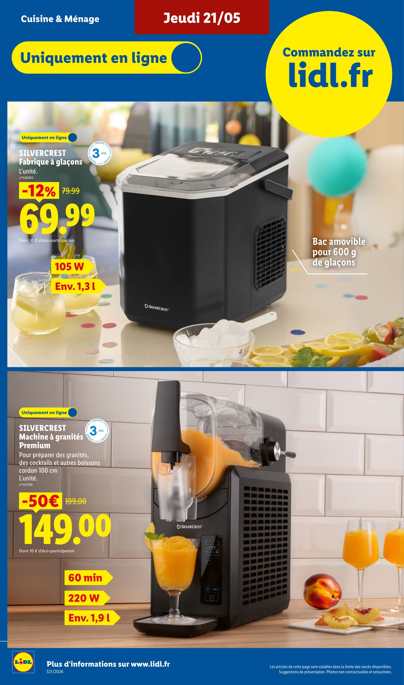 lidl - Current Lidl - Exclu Web leaflet valid from du lundi 18/05/2026 to de jeudi 21/05/2026 - page: 10