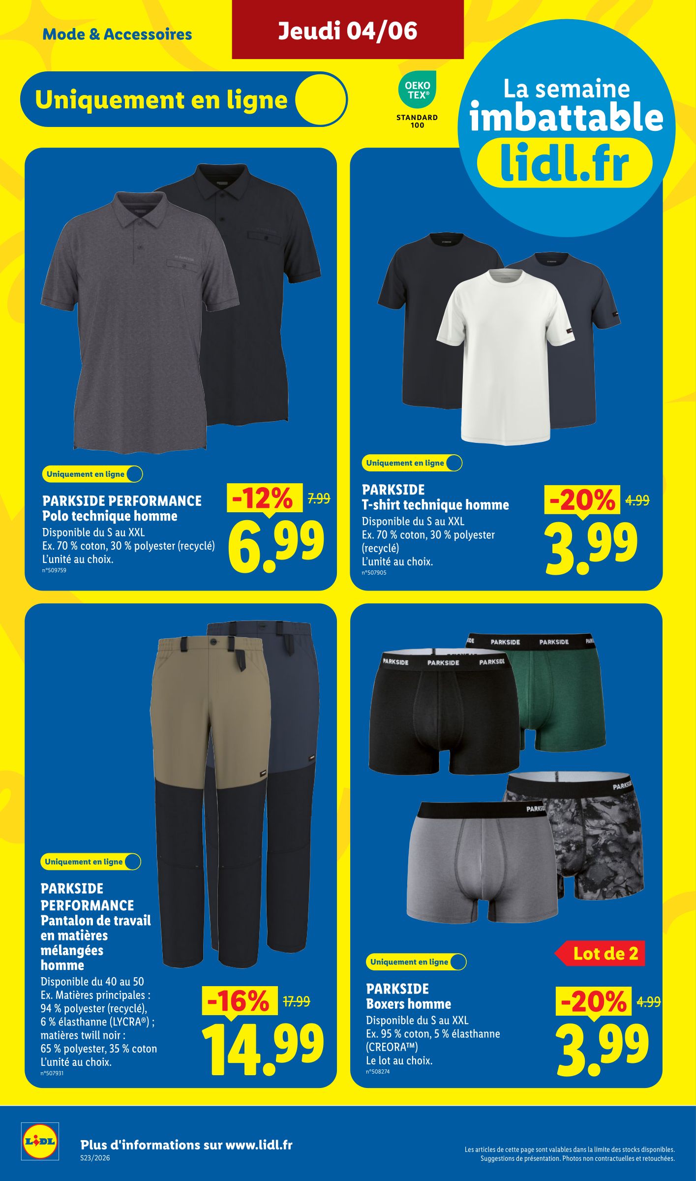lidl - Flyer Lidl - Les promos de la semaine pour la semaine prochaine du de jeudi 04/06/2026 au du mercredi 10/06/2026 - page: 46