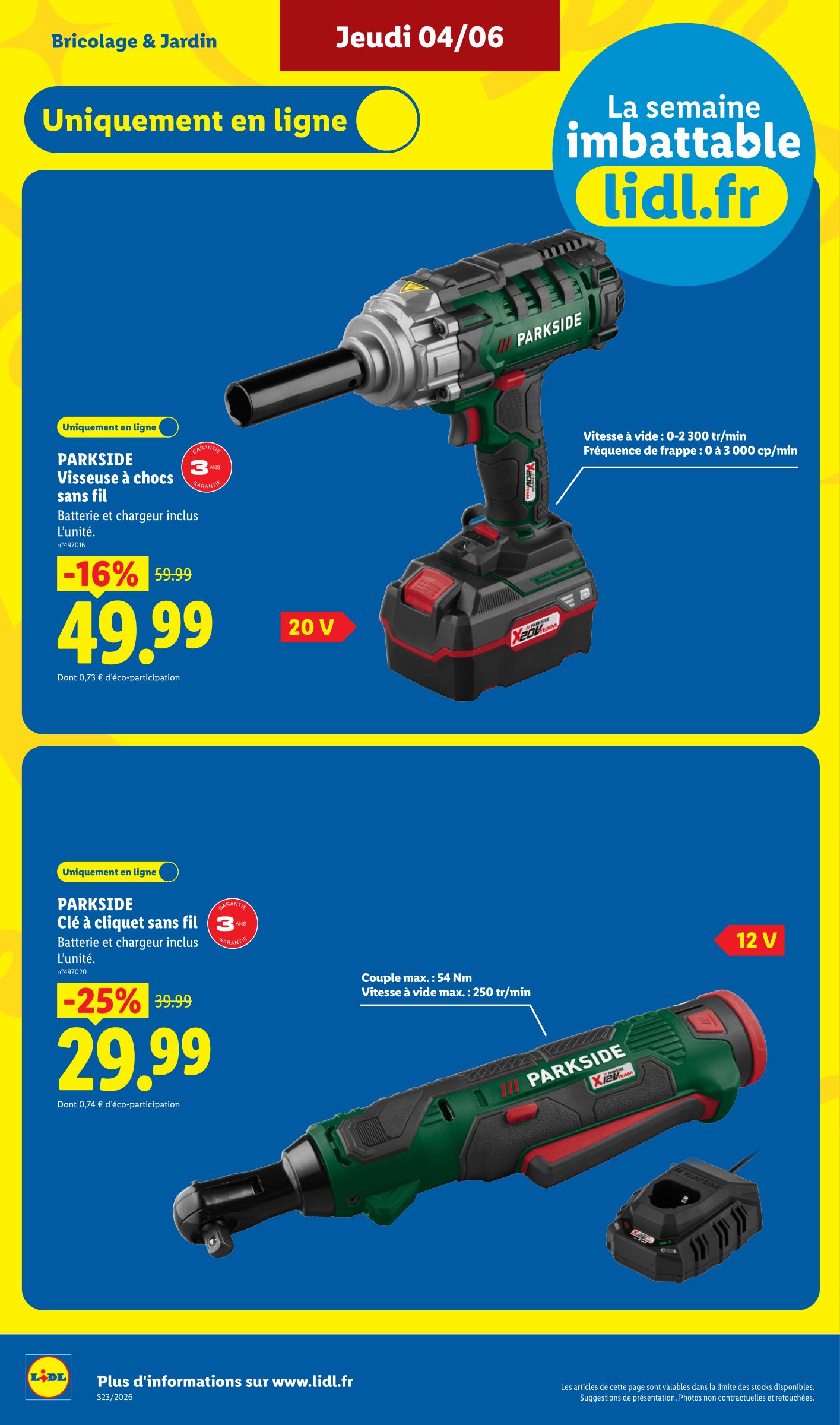 lidl - Flyer Lidl - Les promos de la semaine pour la semaine prochaine du de jeudi 04/06/2026 au du mercredi 10/06/2026 - page: 44