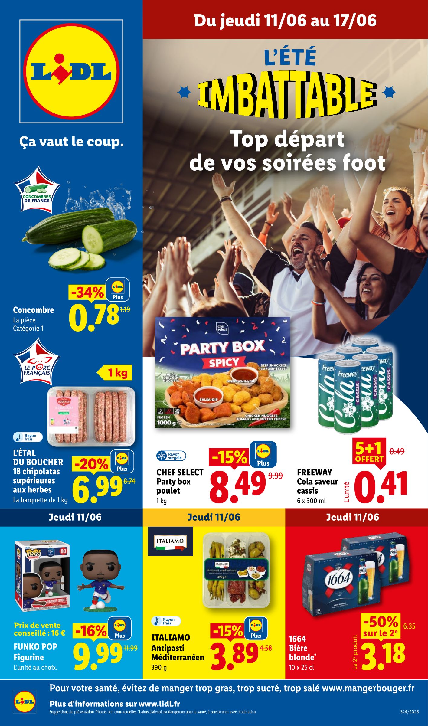 lidl - Flyer Lidl pour la semaine prochaine du de jeudi 11/06/2026 au du mercredi 17/06/2026