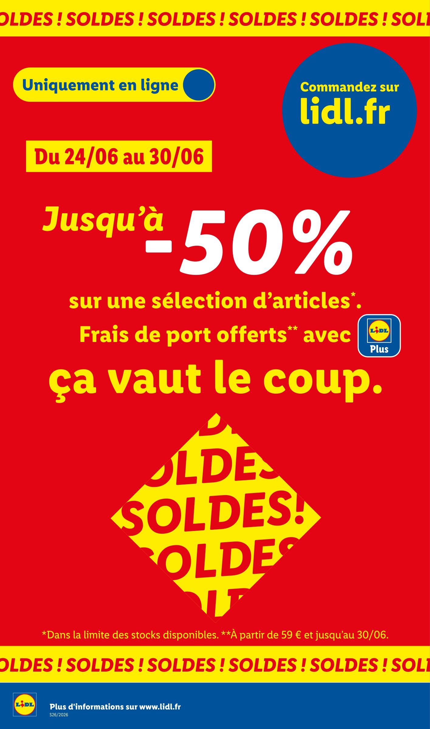 lidl - Current Lidl - Exclus Web leaflet valid from du lundi 22/06/2026 to de jeudi 25/06/2026 - page: 10