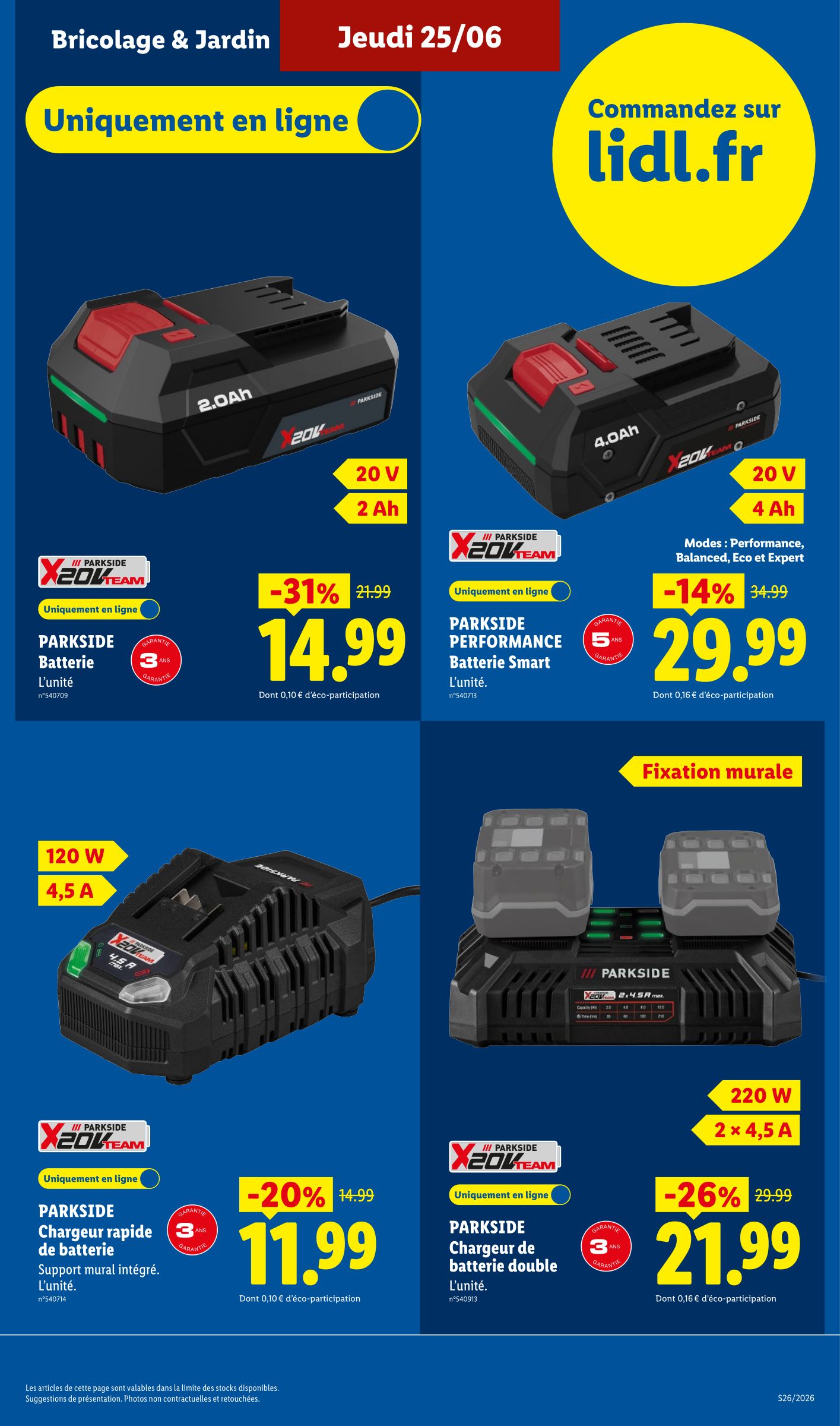 lidl - Current Lidl - Exclus Web leaflet valid from du lundi 22/06/2026 to de jeudi 25/06/2026 - page: 17