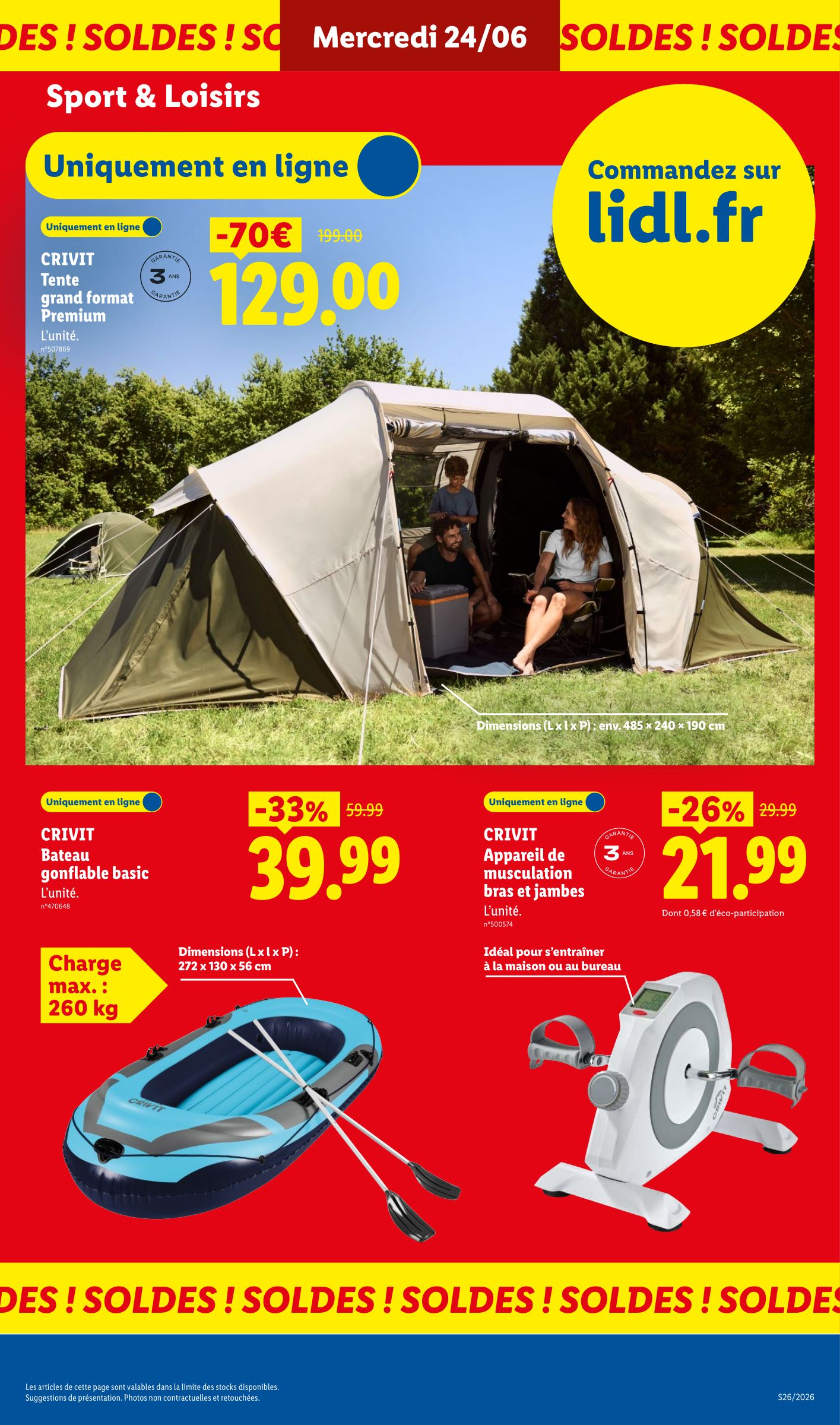 lidl - Current Lidl - Exclus Web leaflet valid from du lundi 22/06/2026 to de jeudi 25/06/2026 - page: 13