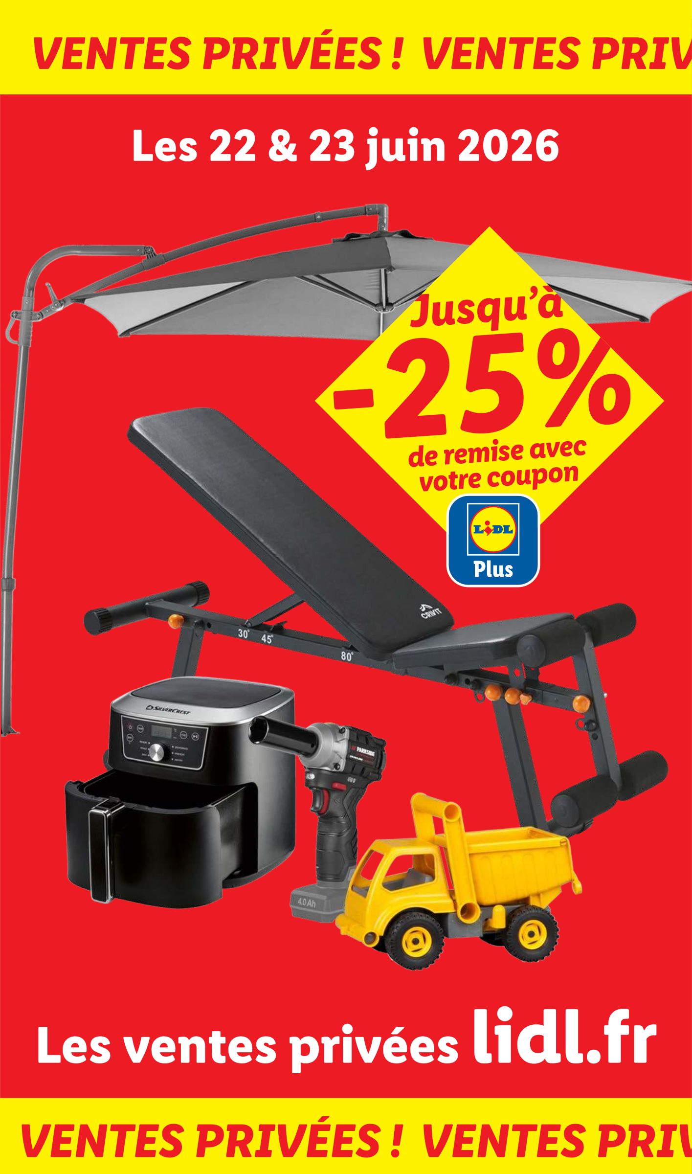 lidl - Current Lidl - Exclus Web leaflet valid from du lundi 22/06/2026 to de jeudi 25/06/2026 - page: 7