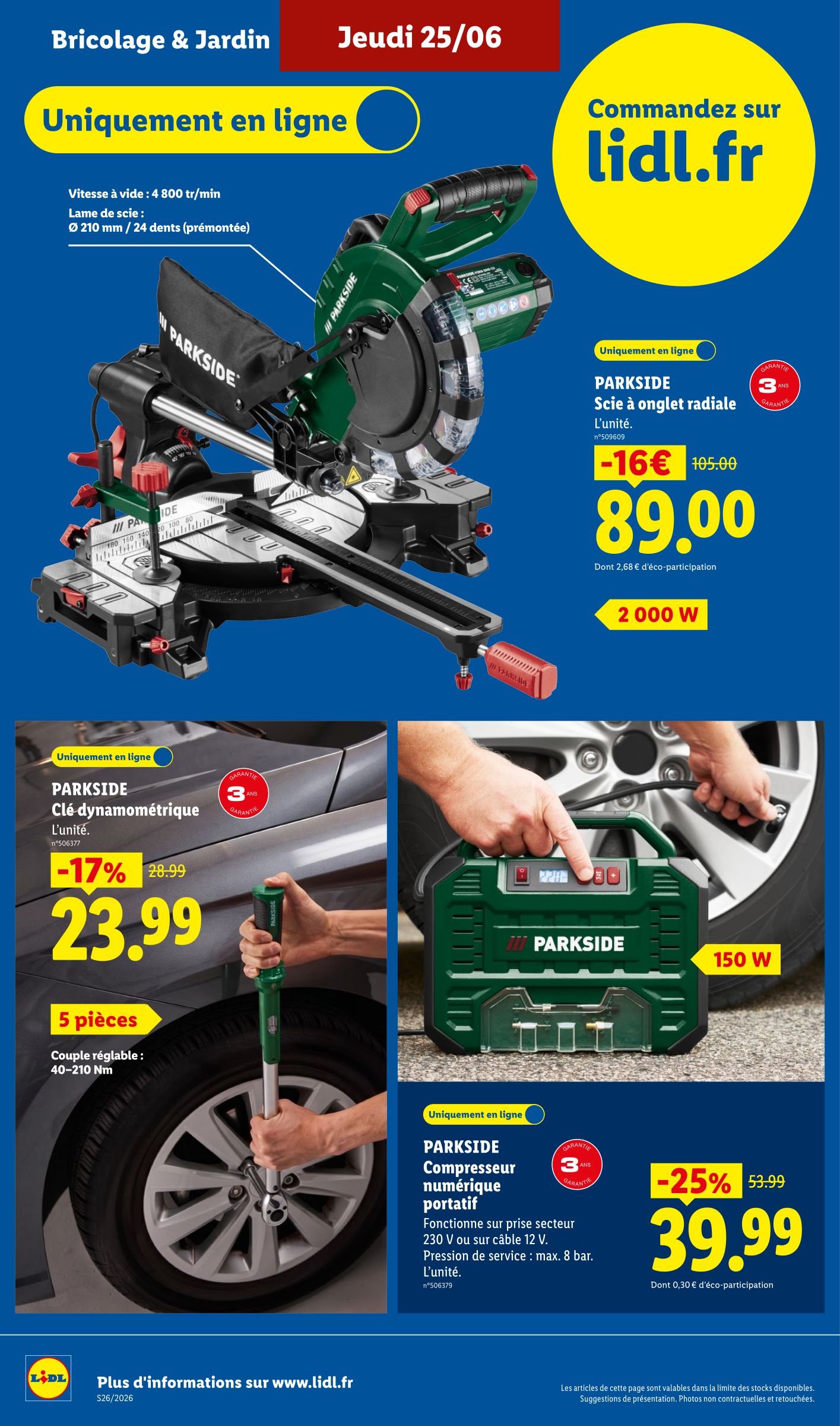 lidl - Current Lidl - Exclus Web leaflet valid from du lundi 22/06/2026 to de jeudi 25/06/2026 - page: 16