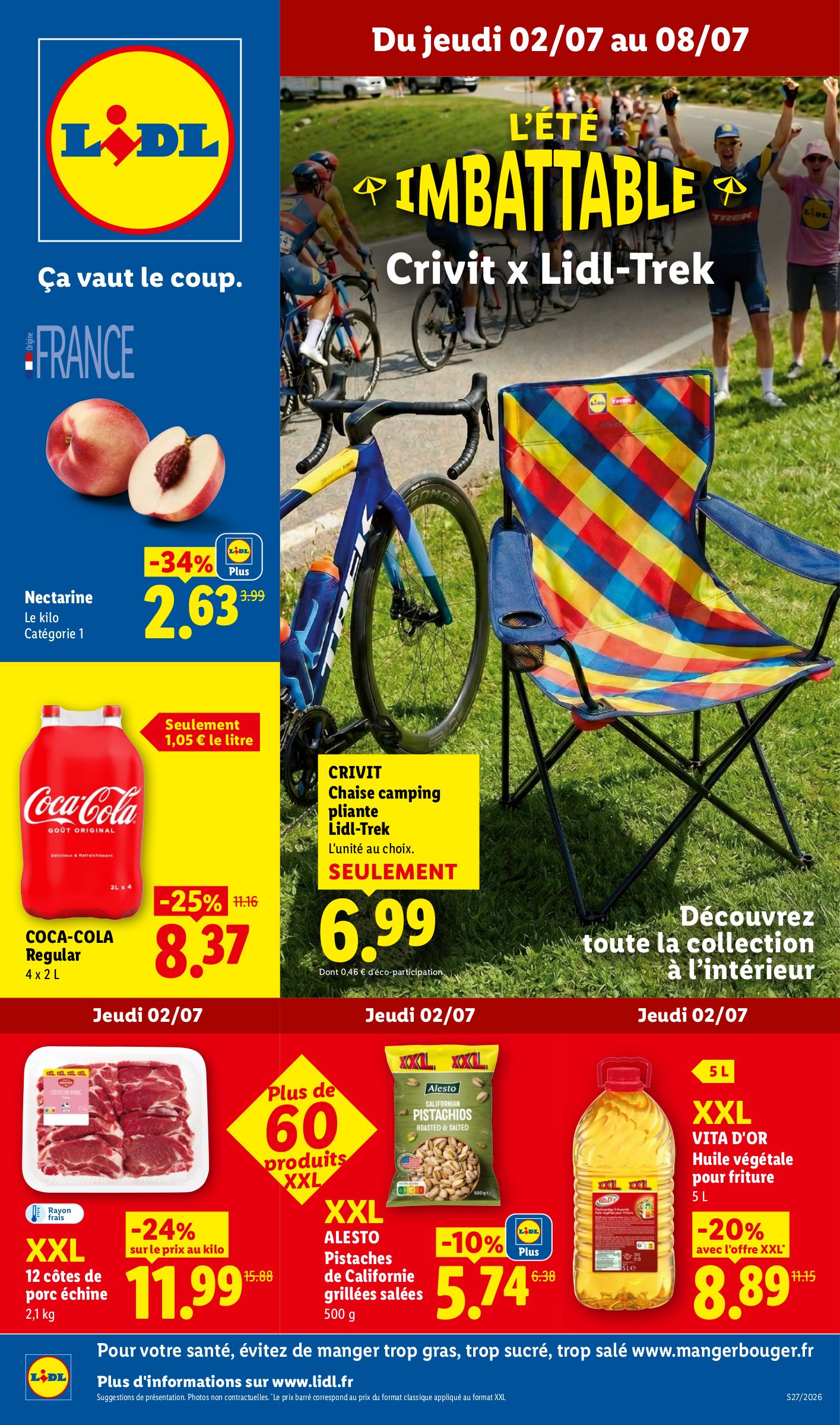 lidl - Flyer Lidl pour la semaine prochaine du de jeudi 02/07/2026 au du mercredi 08/07/2026