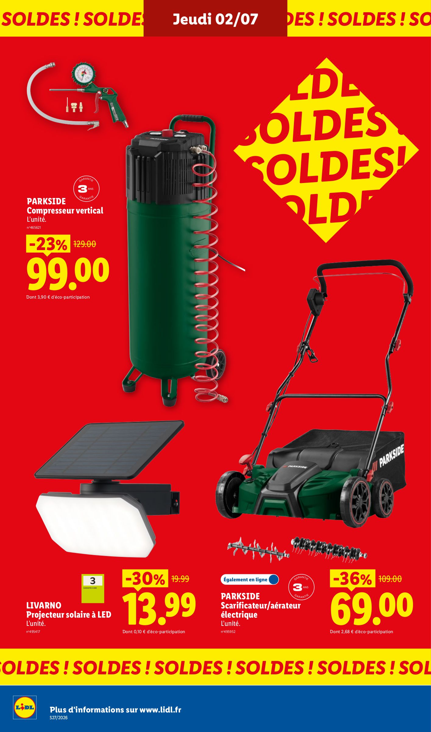lidl - Flyer Lidl pour la semaine prochaine du de jeudi 02/07/2026 au du mercredi 08/07/2026 - page: 30
