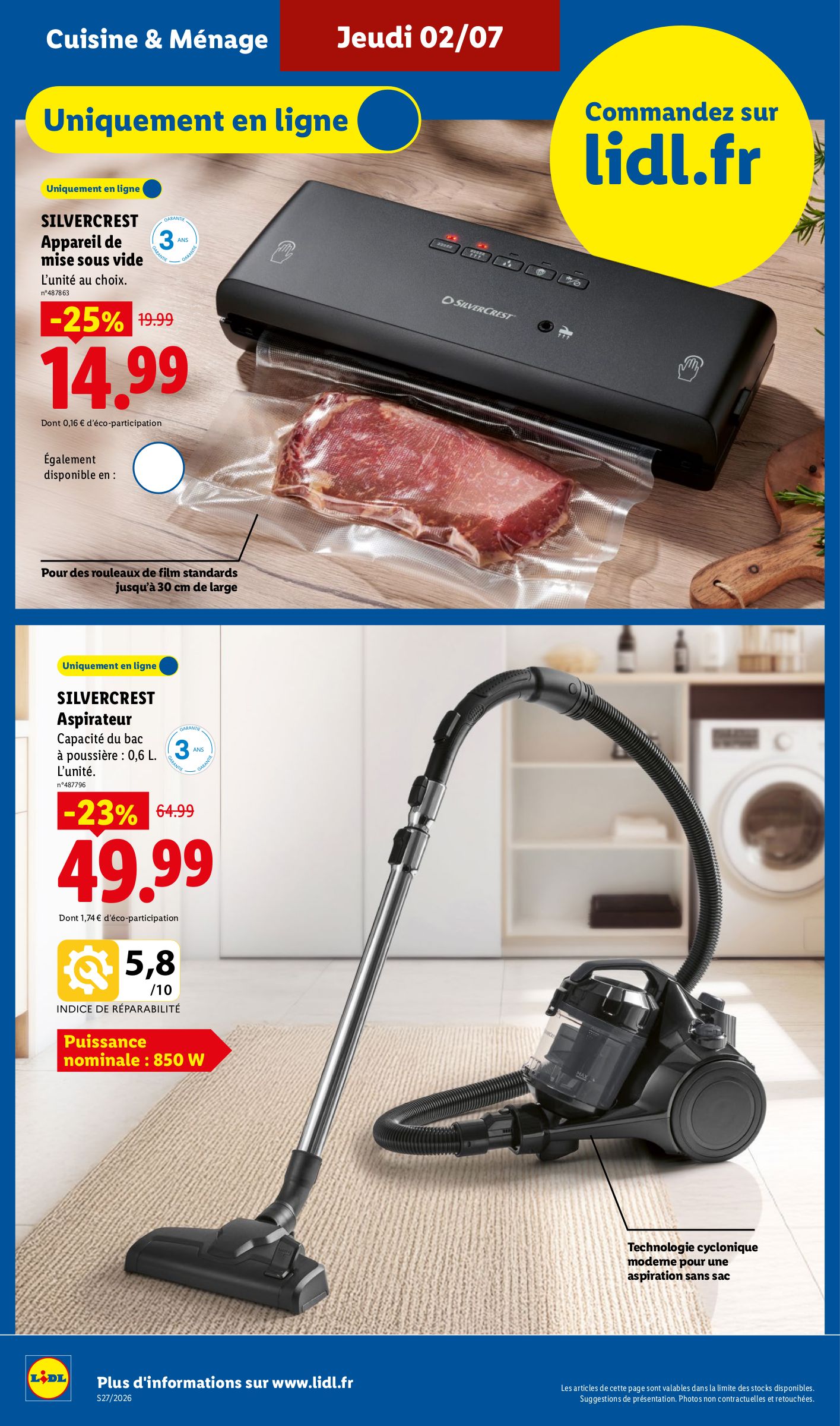 lidl - Flyer Lidl pour la semaine prochaine du de jeudi 02/07/2026 au du mercredi 08/07/2026 - page: 40