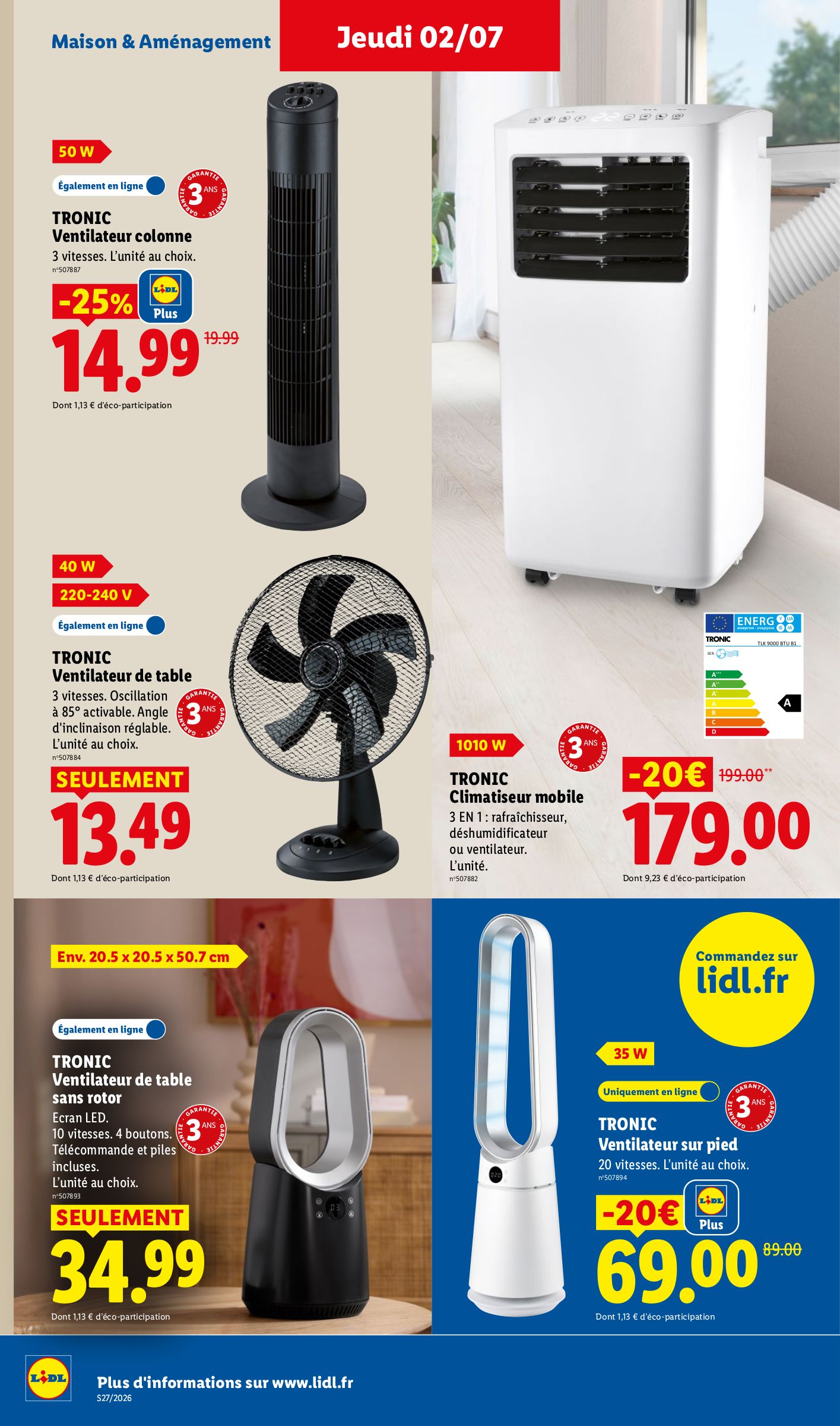 lidl - Flyer Lidl pour la semaine prochaine du de jeudi 02/07/2026 au du mercredi 08/07/2026 - page: 32