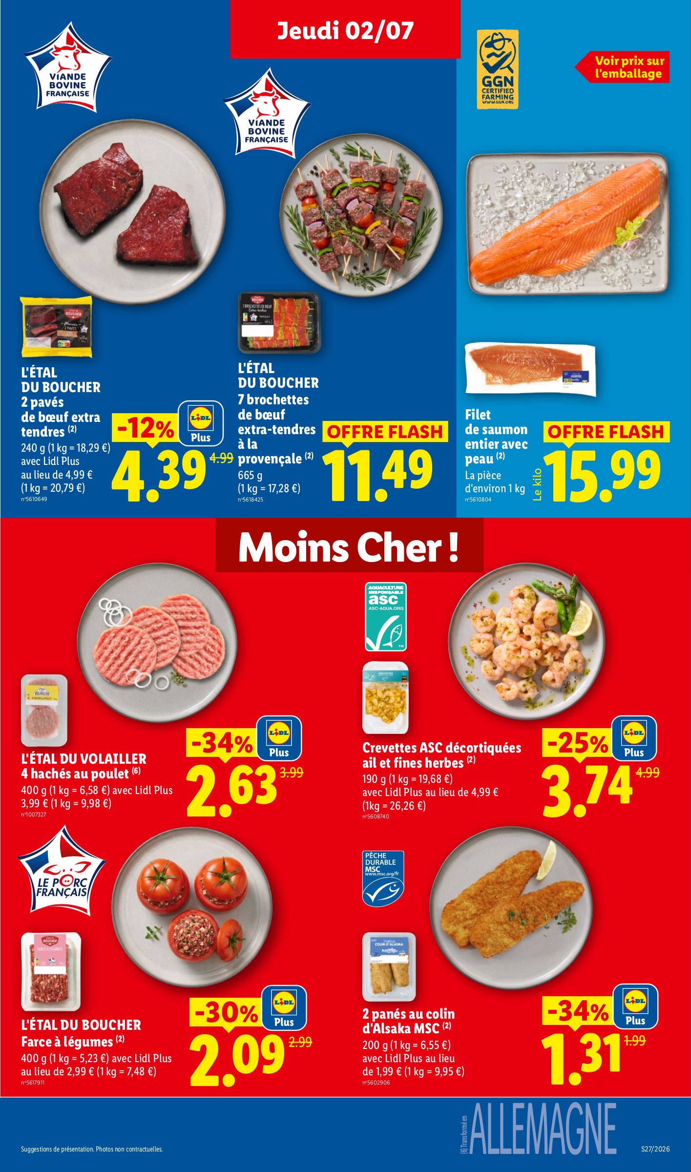 lidl - Flyer Lidl pour la semaine prochaine du de jeudi 02/07/2026 au du mercredi 08/07/2026 - page: 7