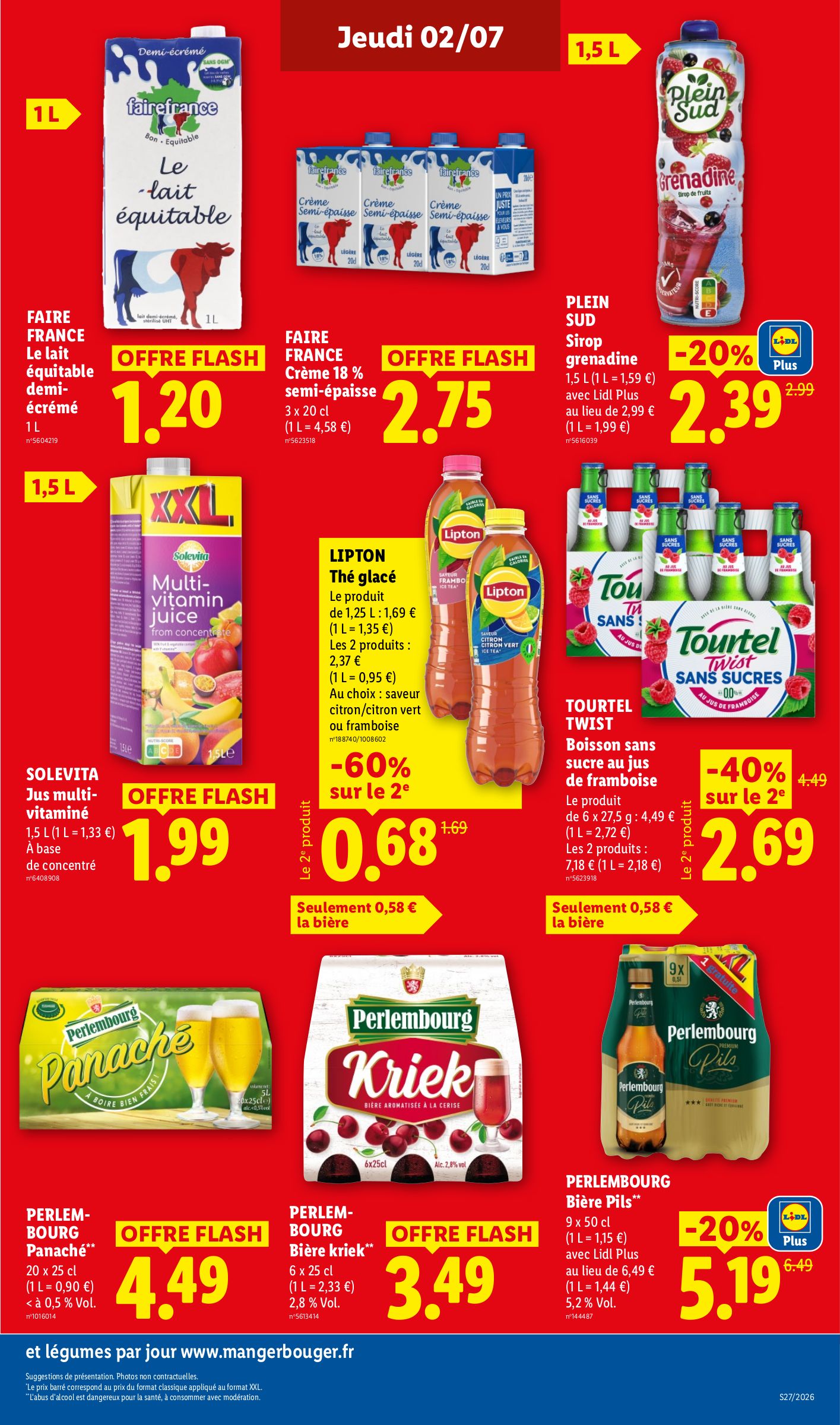 lidl - Flyer Lidl pour la semaine prochaine du de jeudi 02/07/2026 au du mercredi 08/07/2026 - page: 21