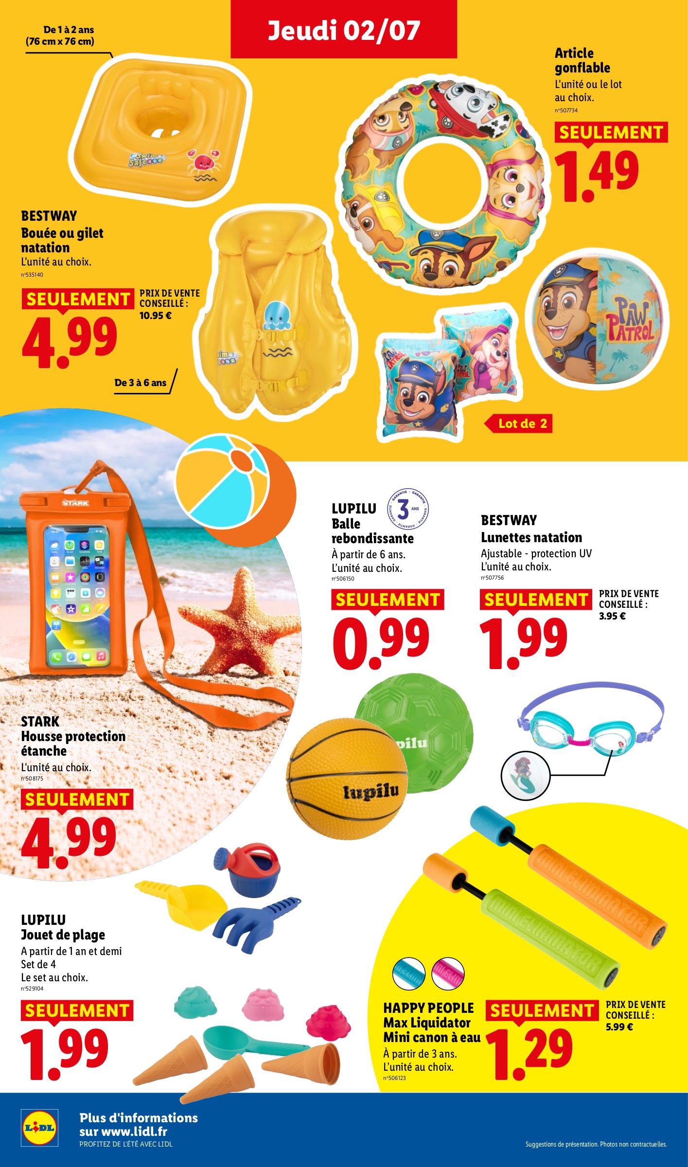 lidl - Flyer Lidl - Profitez de l'été avec pour la semaine prochaine du de jeudi 02/07/2026 au du mercredi 08/07/2026 - page: 6