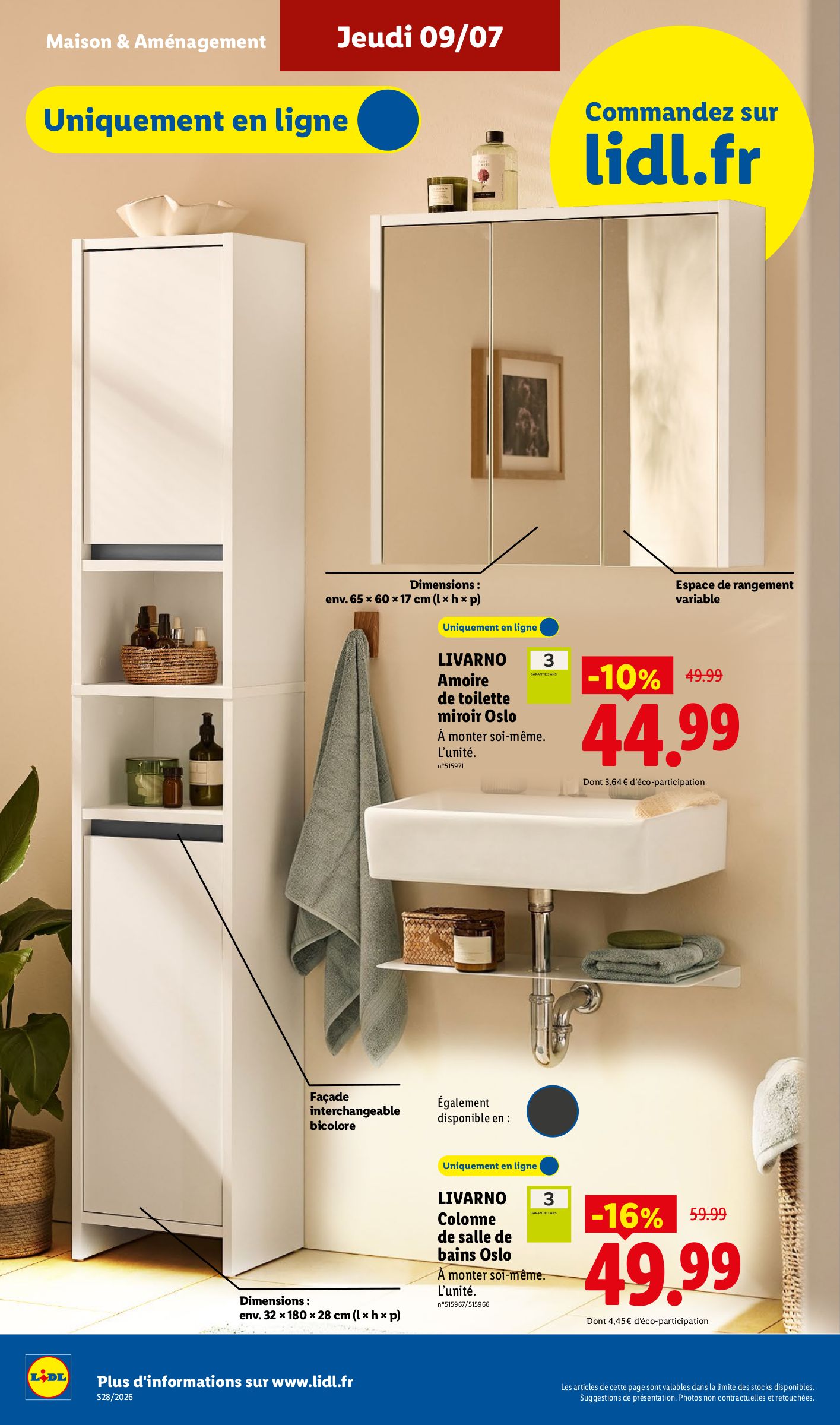 lidl - Flyer Lidl pour la semaine prochaine du de jeudi 09/07/2026 au du mercredi 15/07/2026 - page: 48